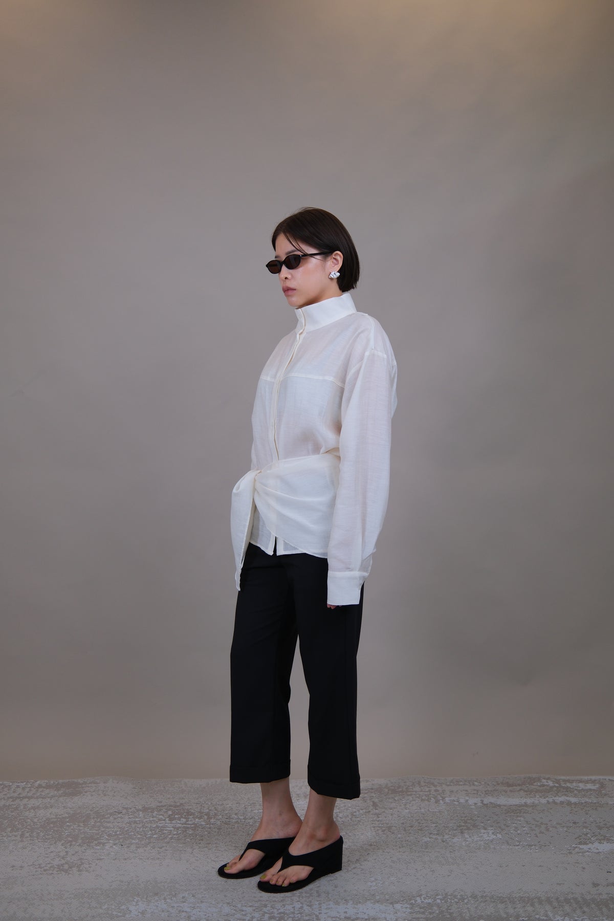 Élan Scarf Detail Shirt