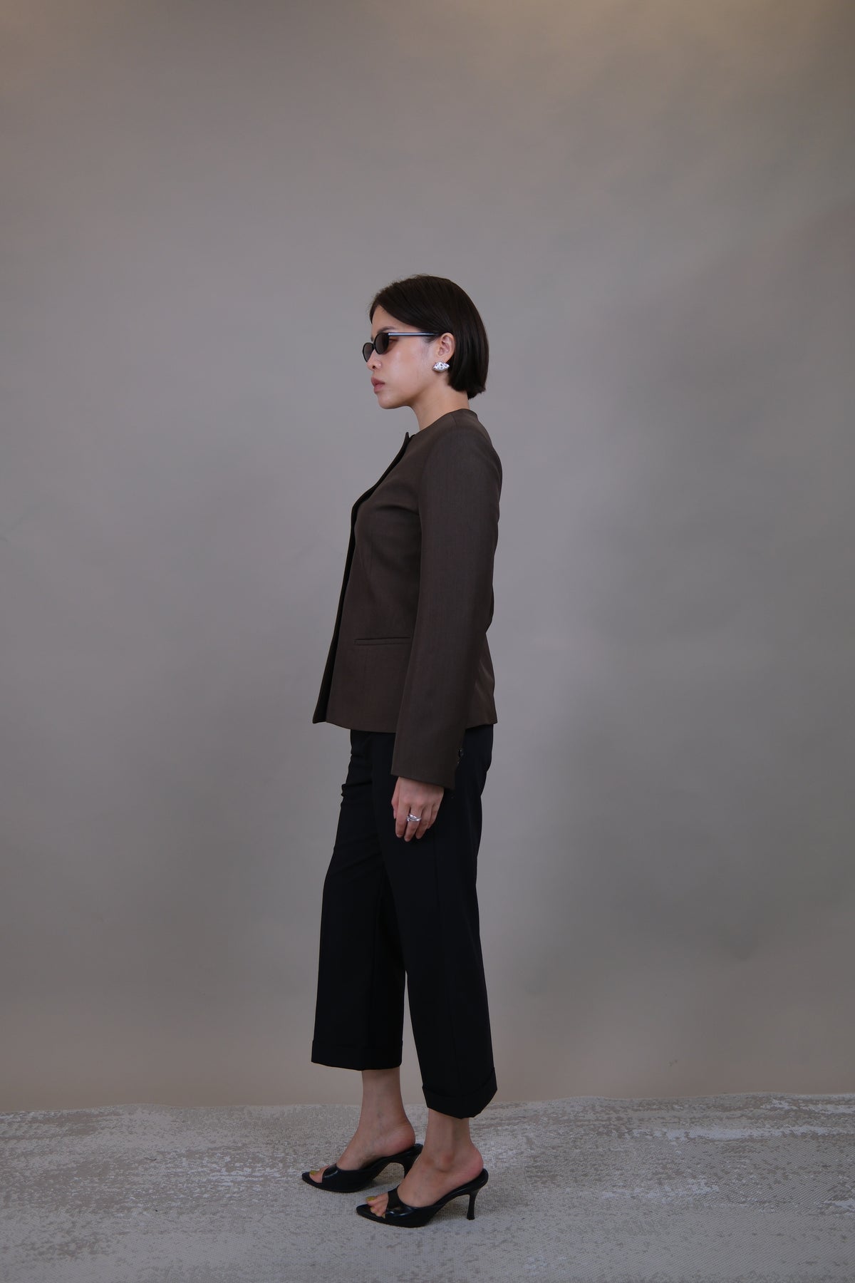 Margot Cuffed Crop Slacks