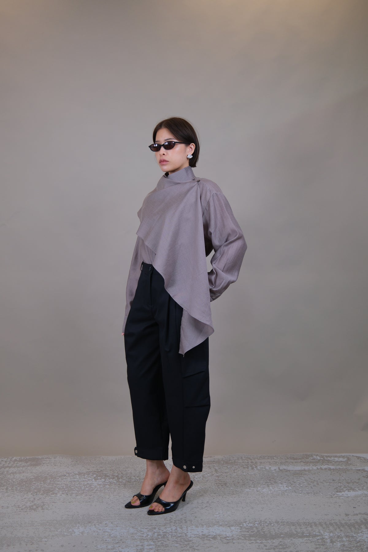Kori Curved Crop Trousers
