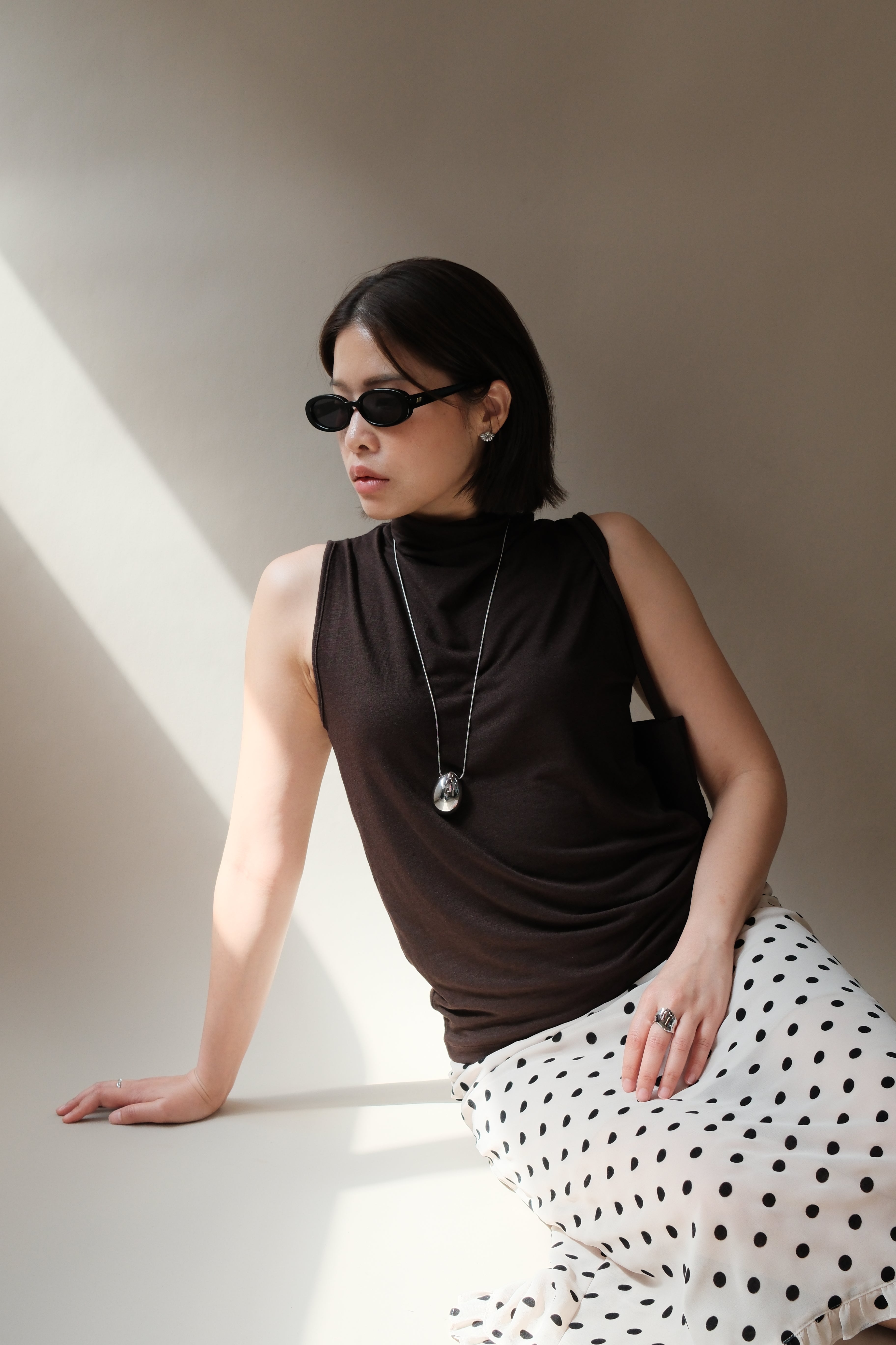 Aime turtleneck tank top
