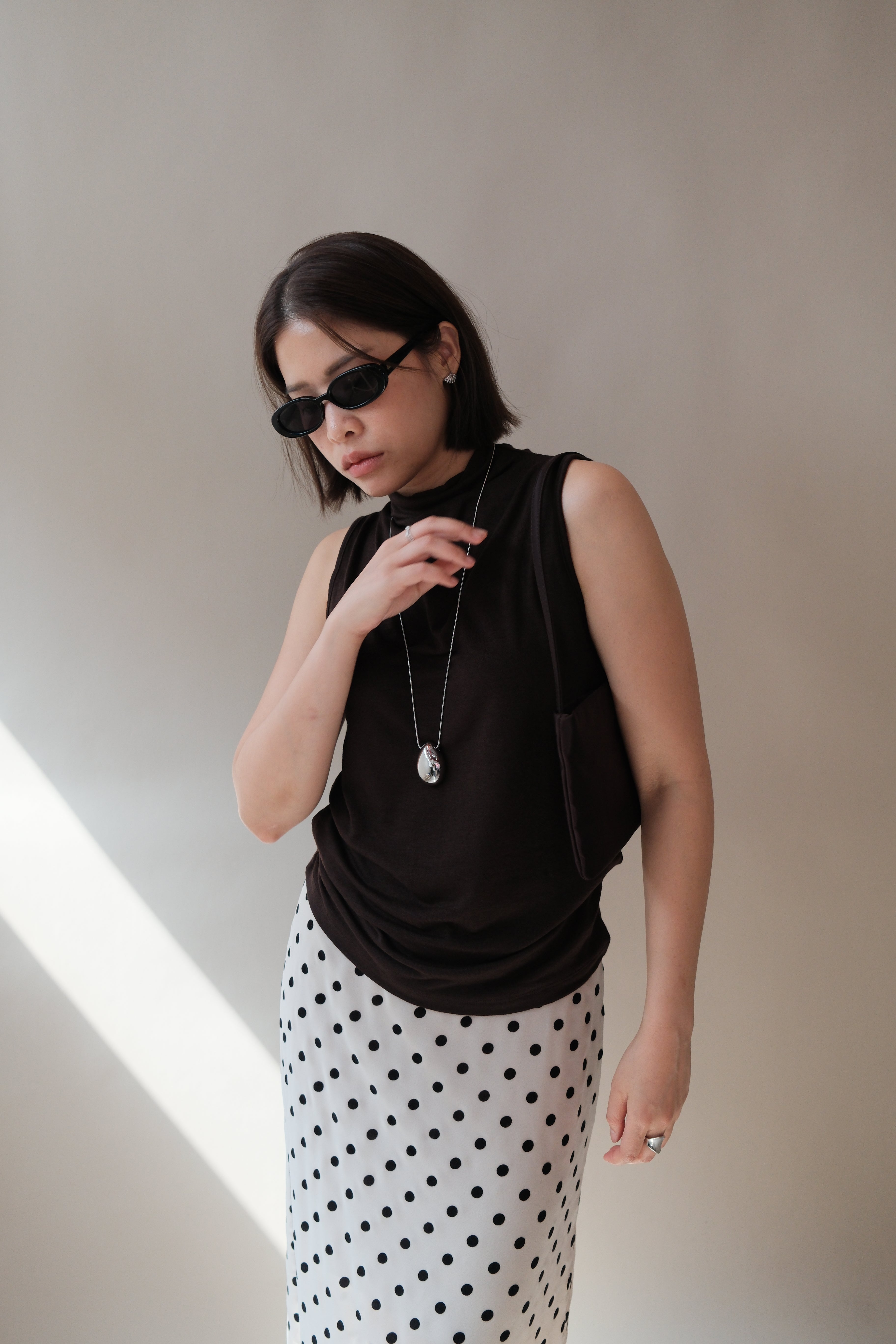 Aime turtleneck tank top