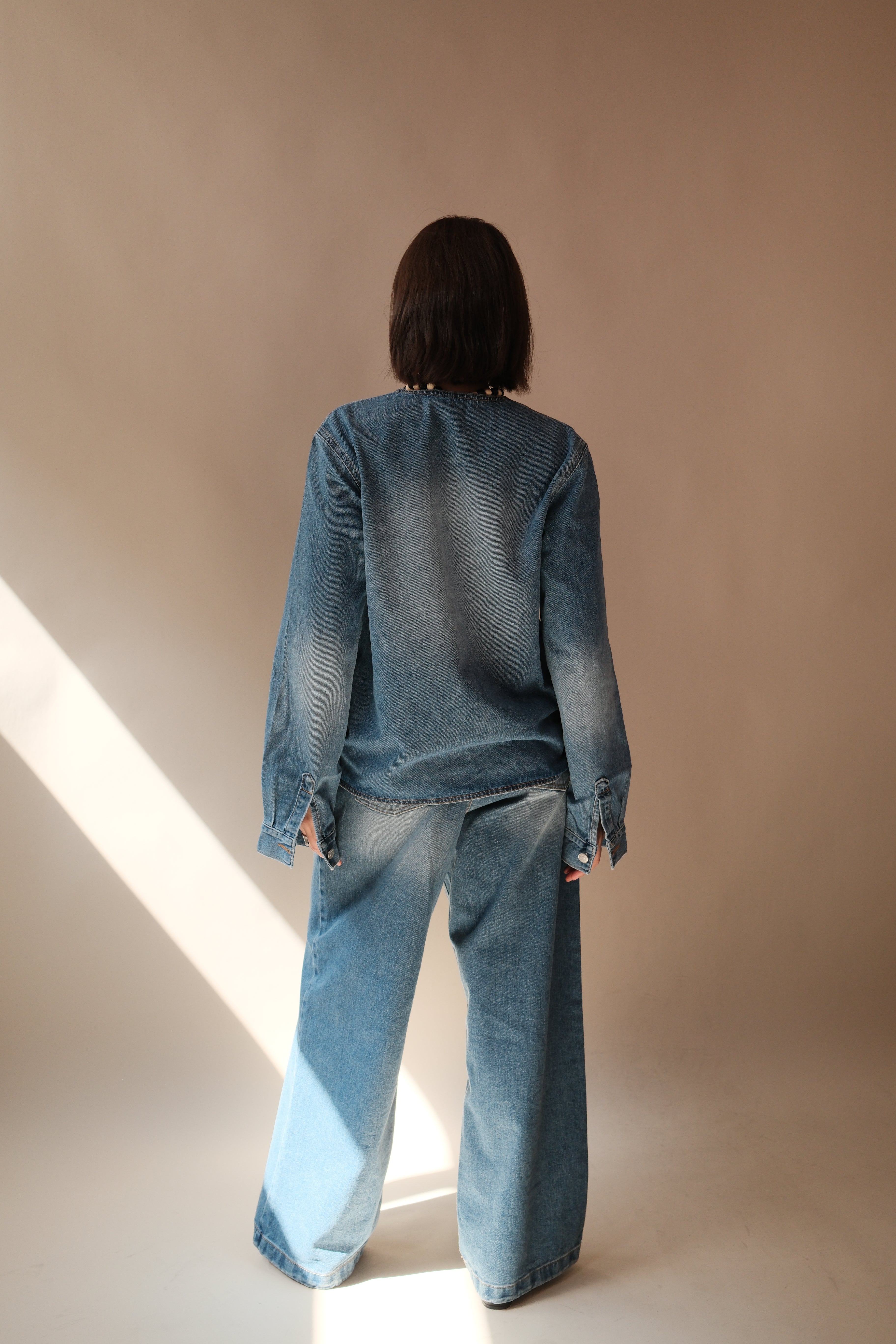 Daria denim blouse