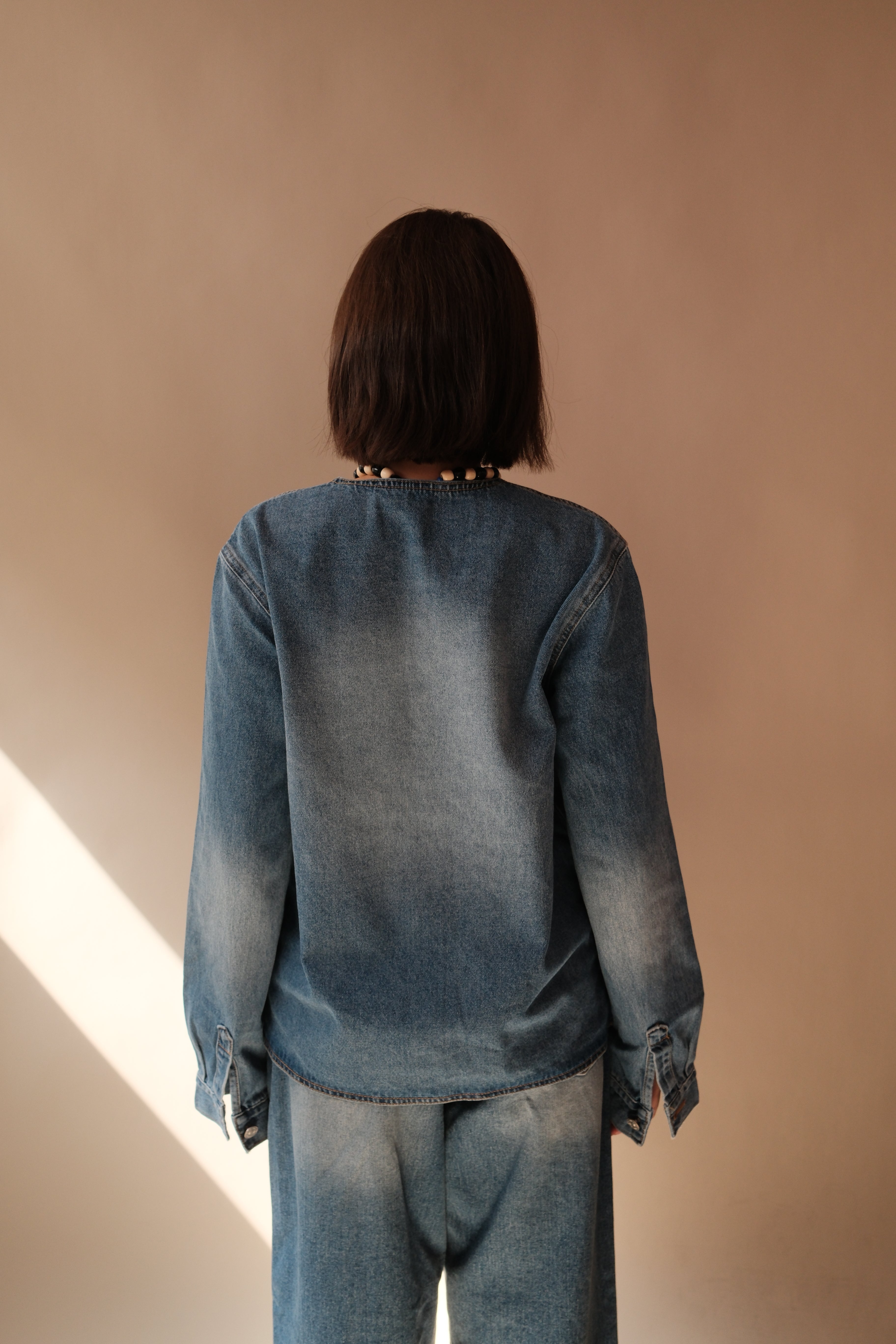 Daria denim blouse