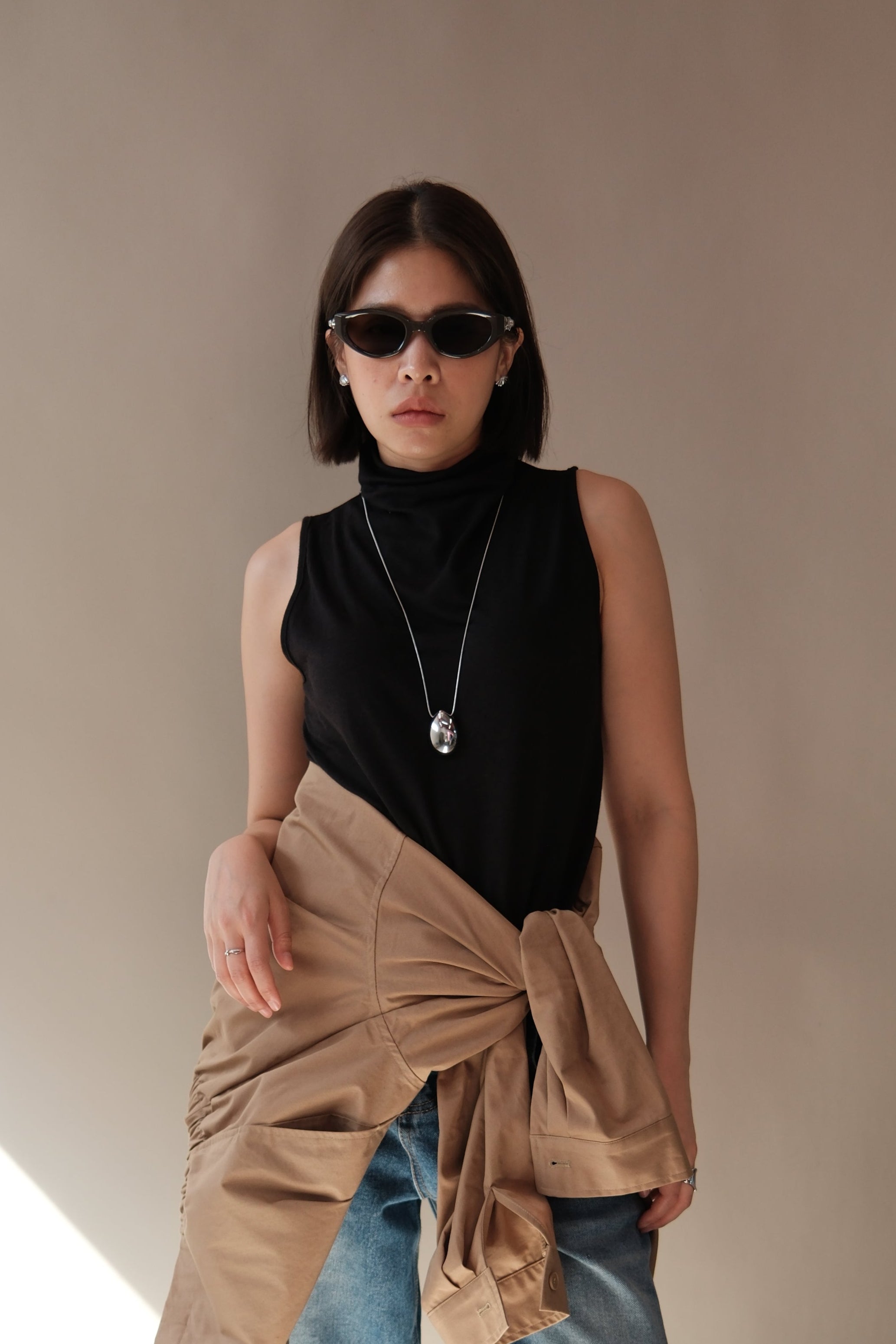 Aime turtleneck tank top