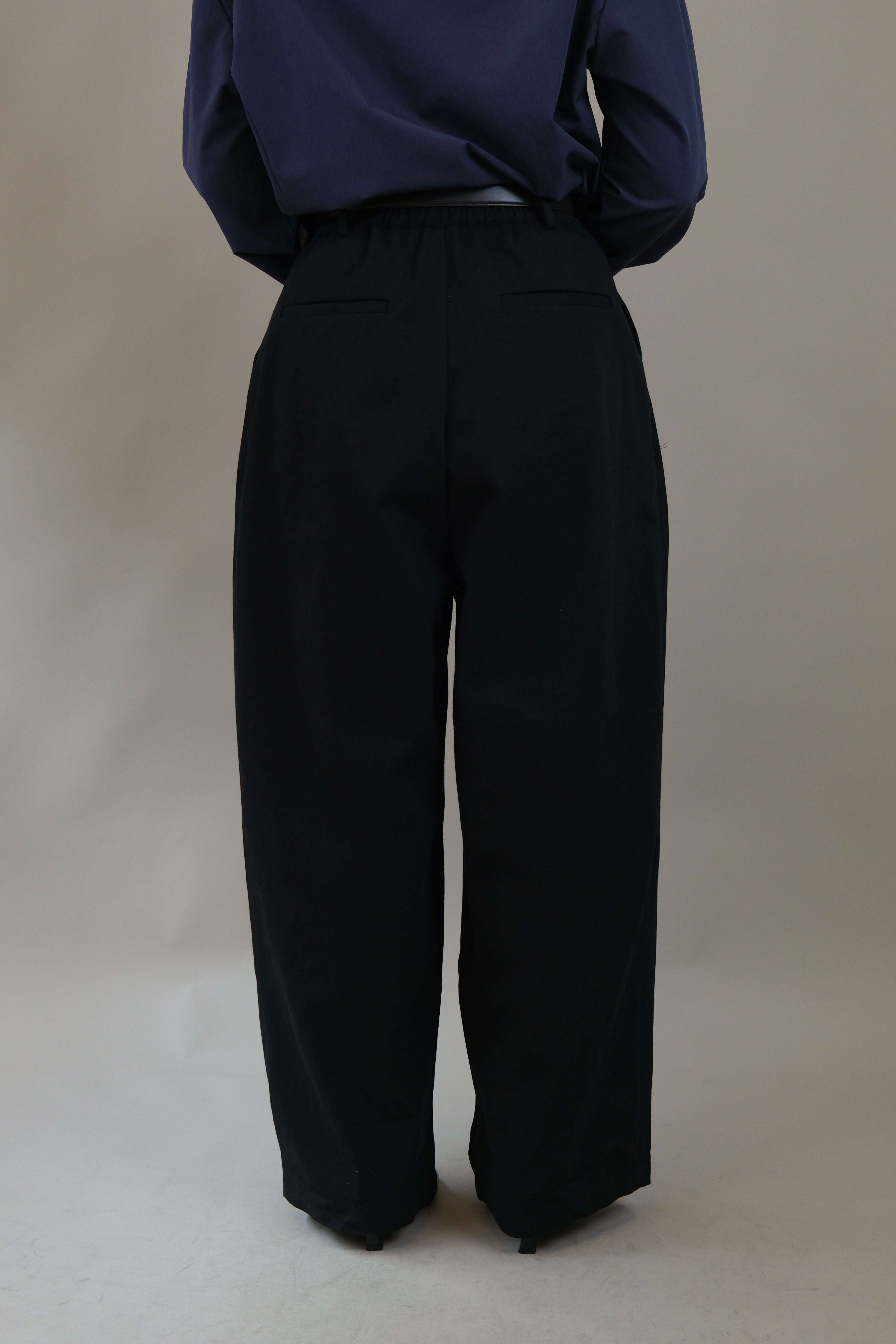 Polly elasticated waist wide leg pants