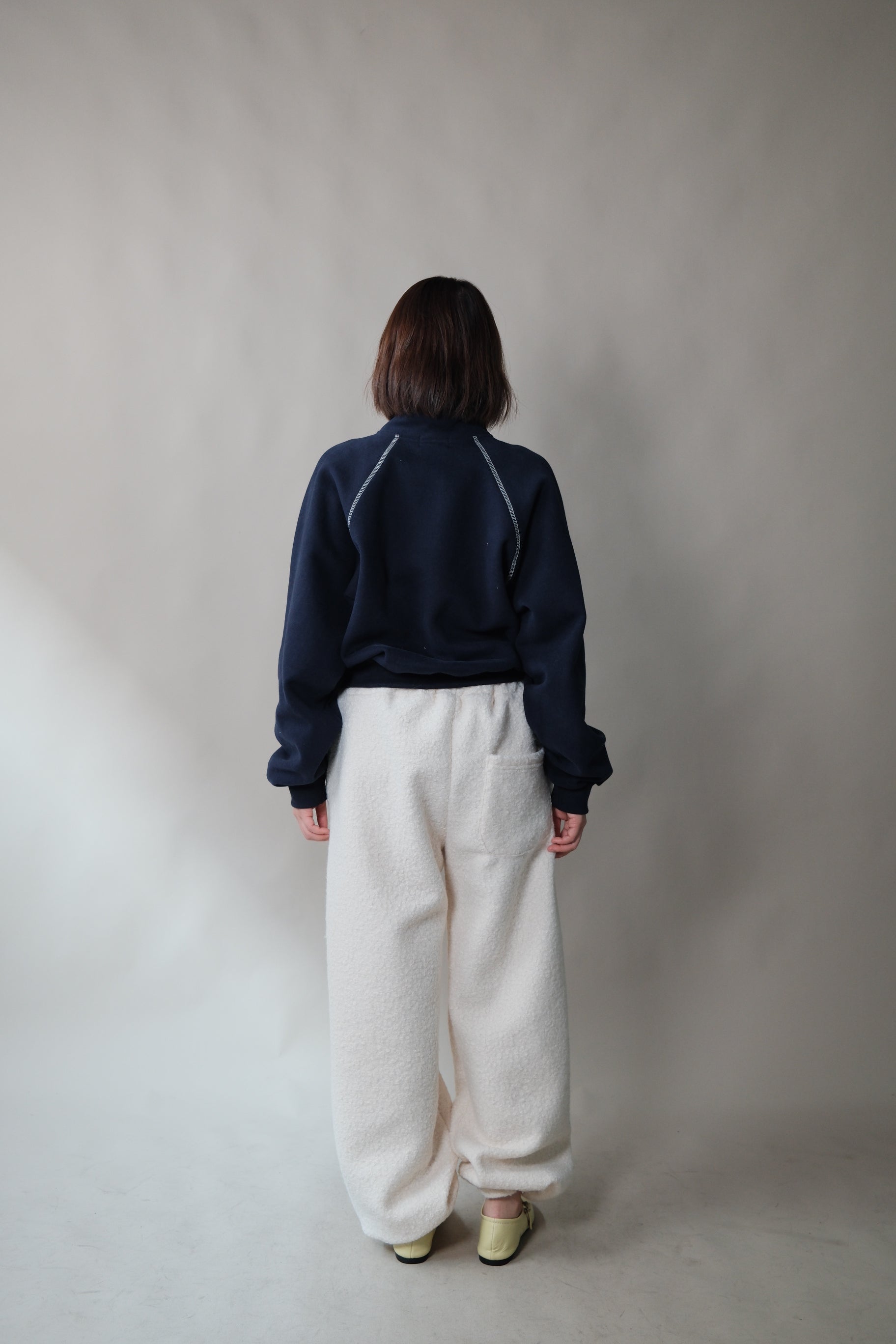 Polar fleece jogger pants (adjustable hem)
