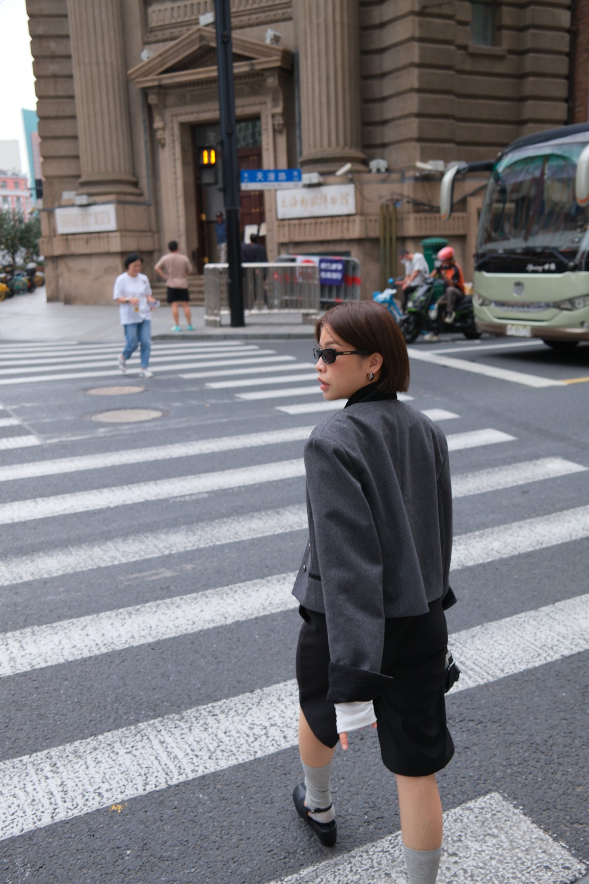 Sabine Military Button Open Jacket