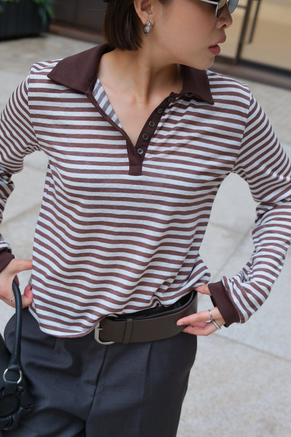 Soren Lightweight Stripe Polo