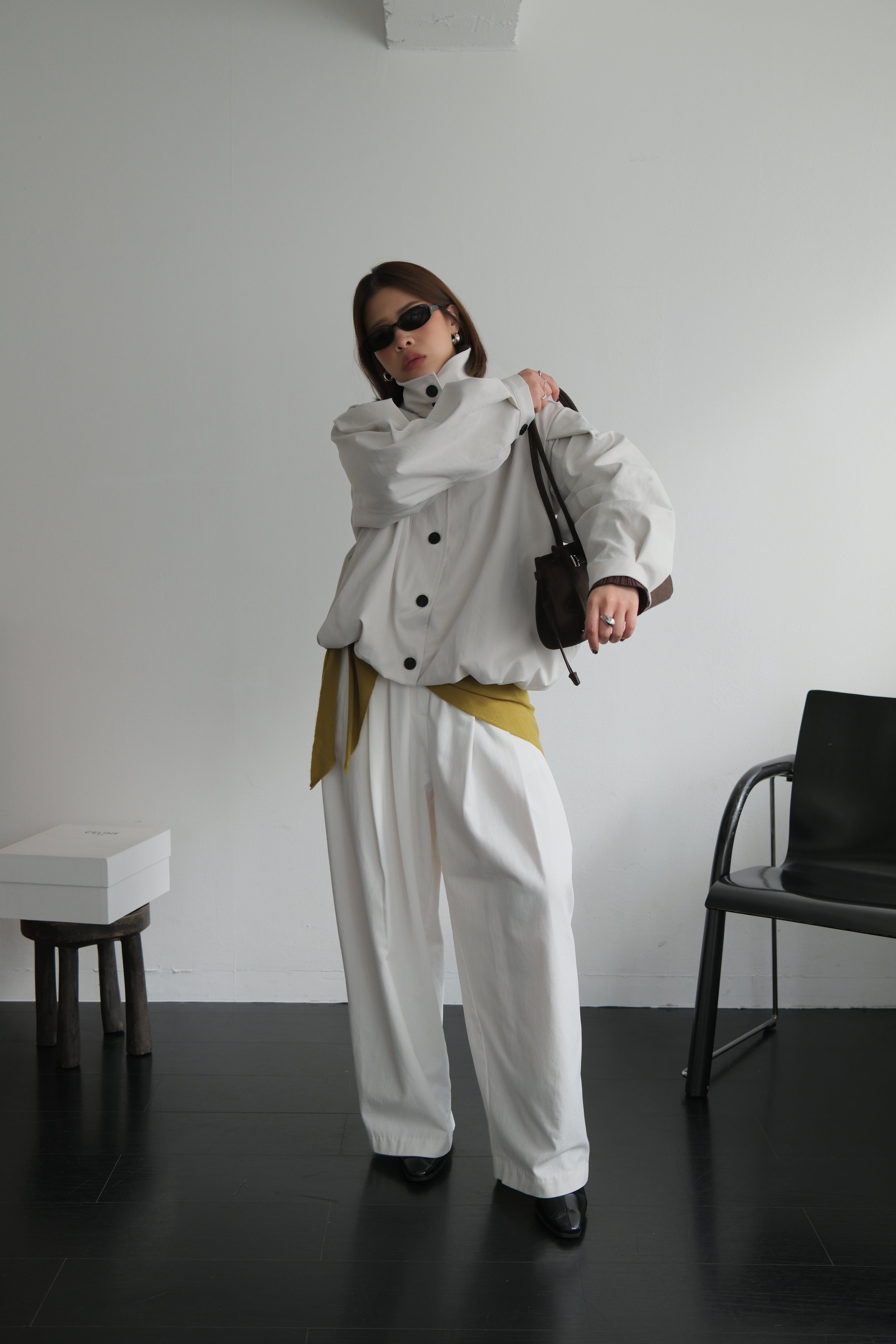 Rotti Funnel neck bomber jacket