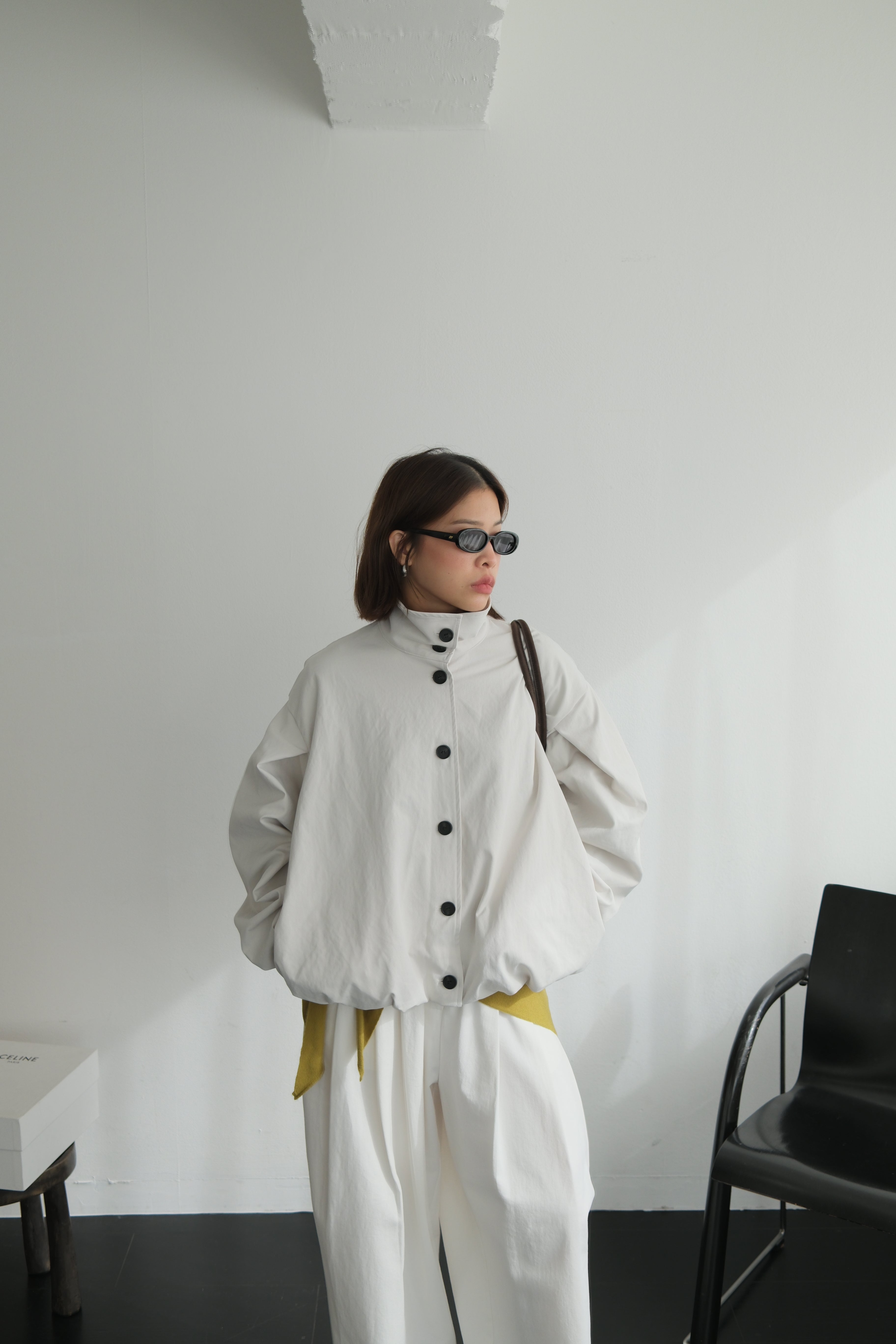 Rotti Funnel neck bomber jacket