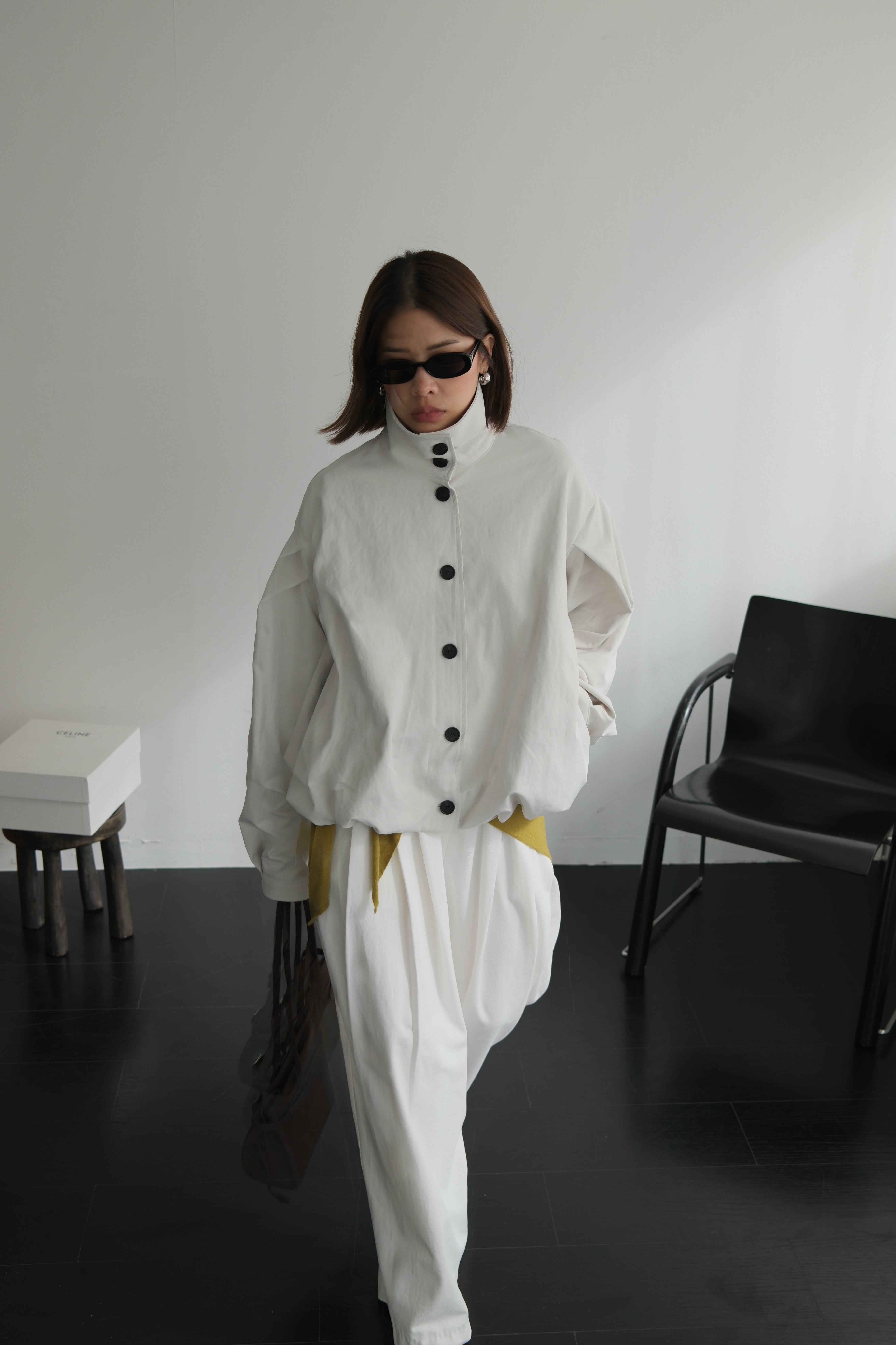 Rotti Funnel neck bomber jacket