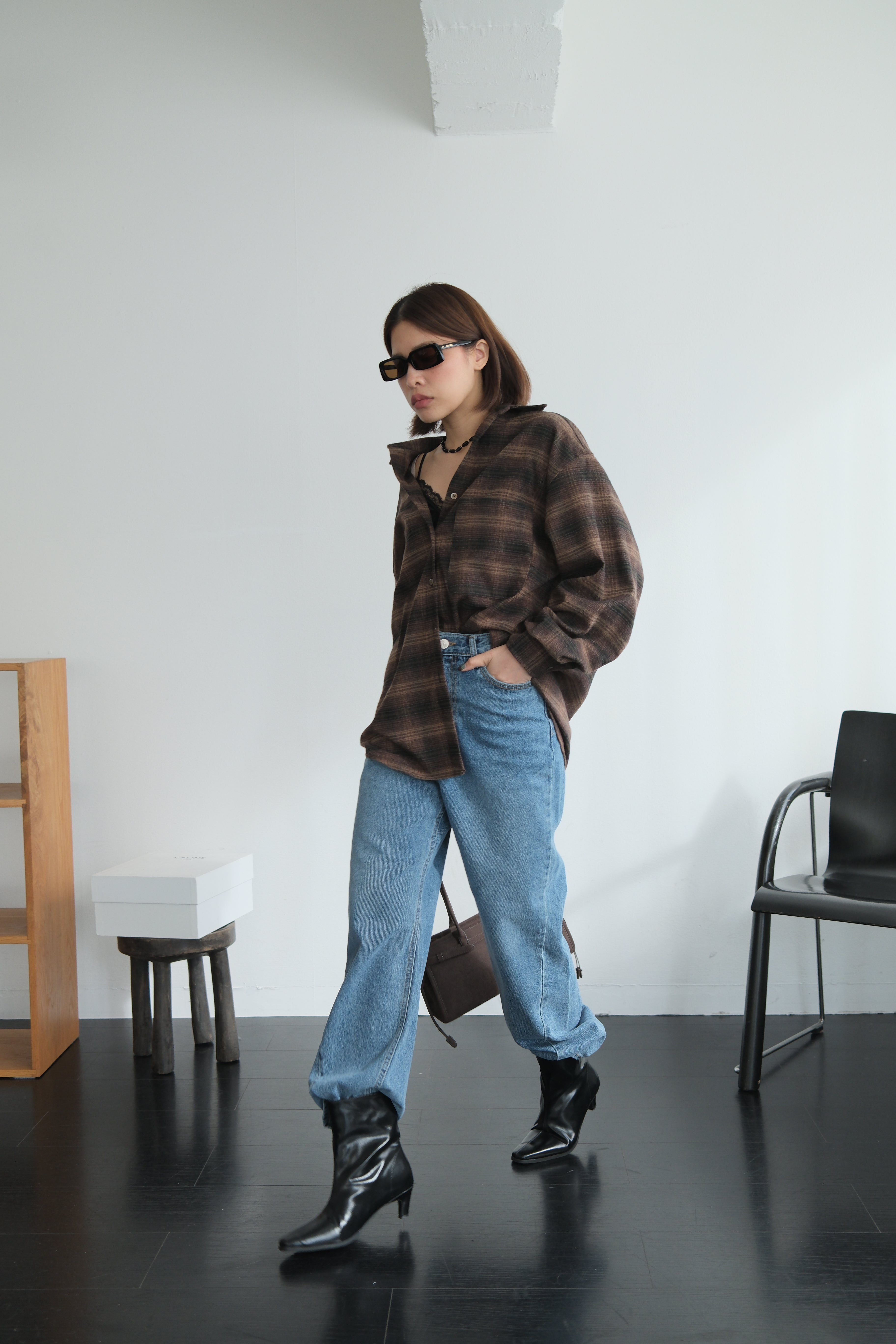 Mille high-rise slim jeans