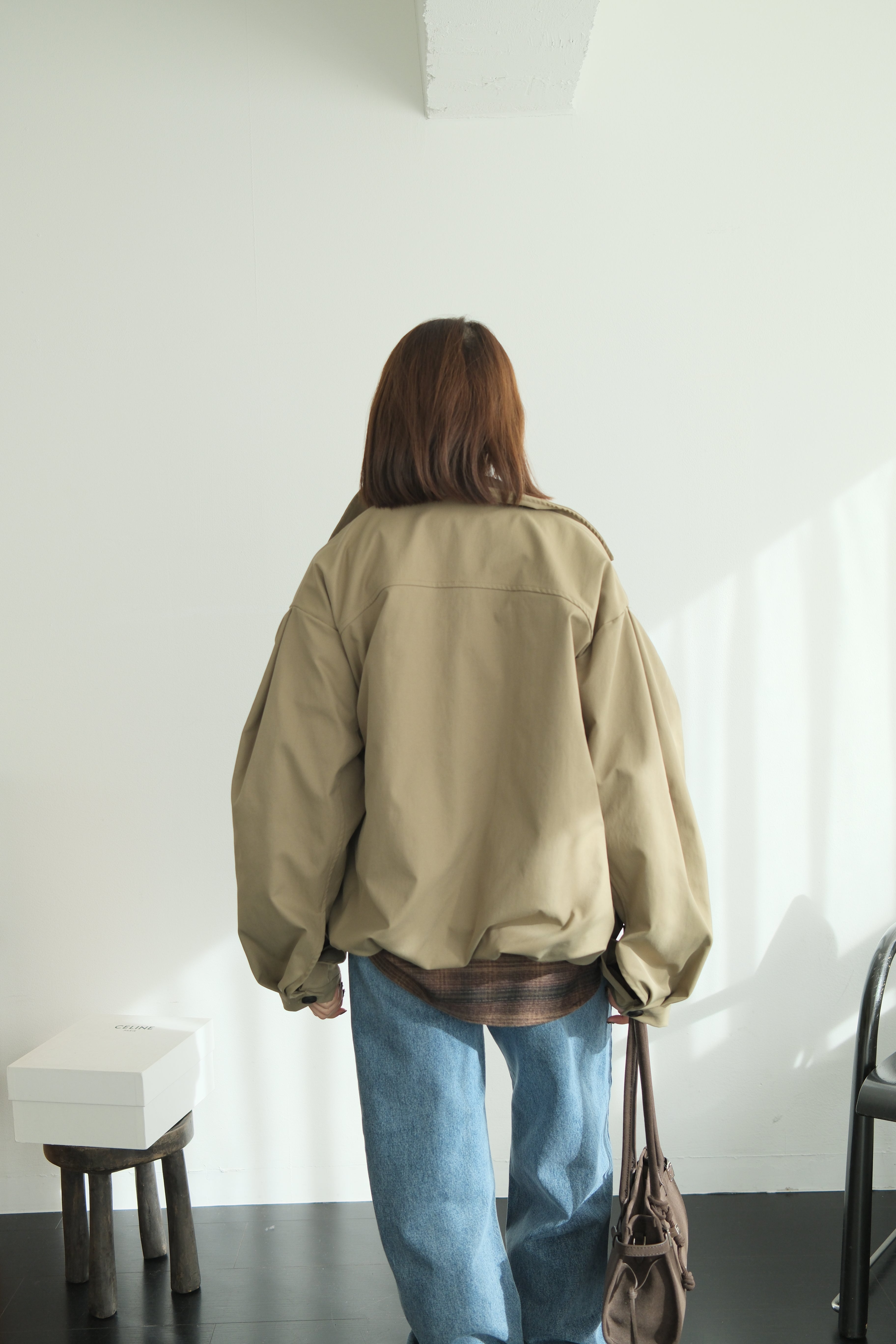 Rotti Funnel neck bomber jacket