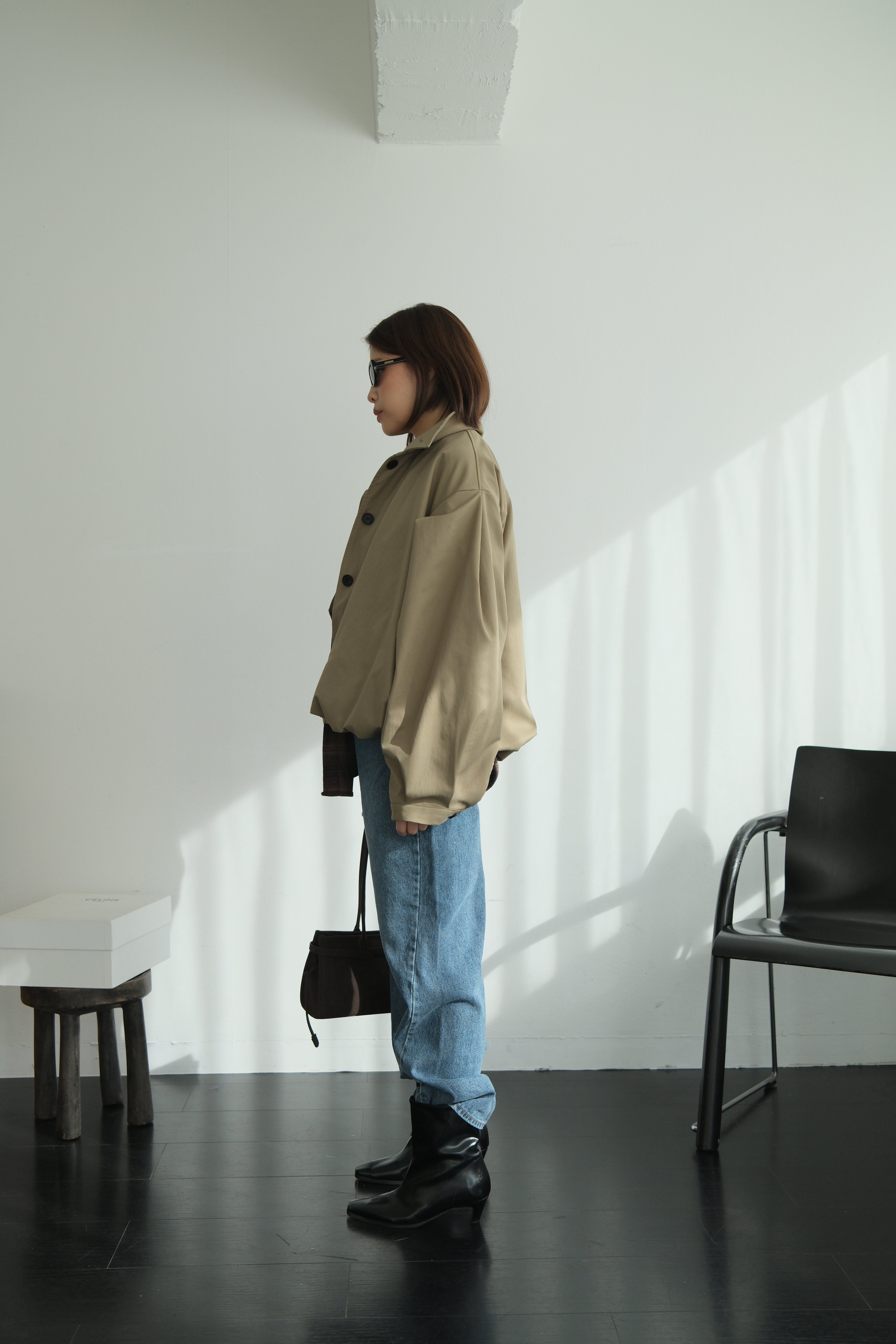 Rotti Funnel neck bomber jacket