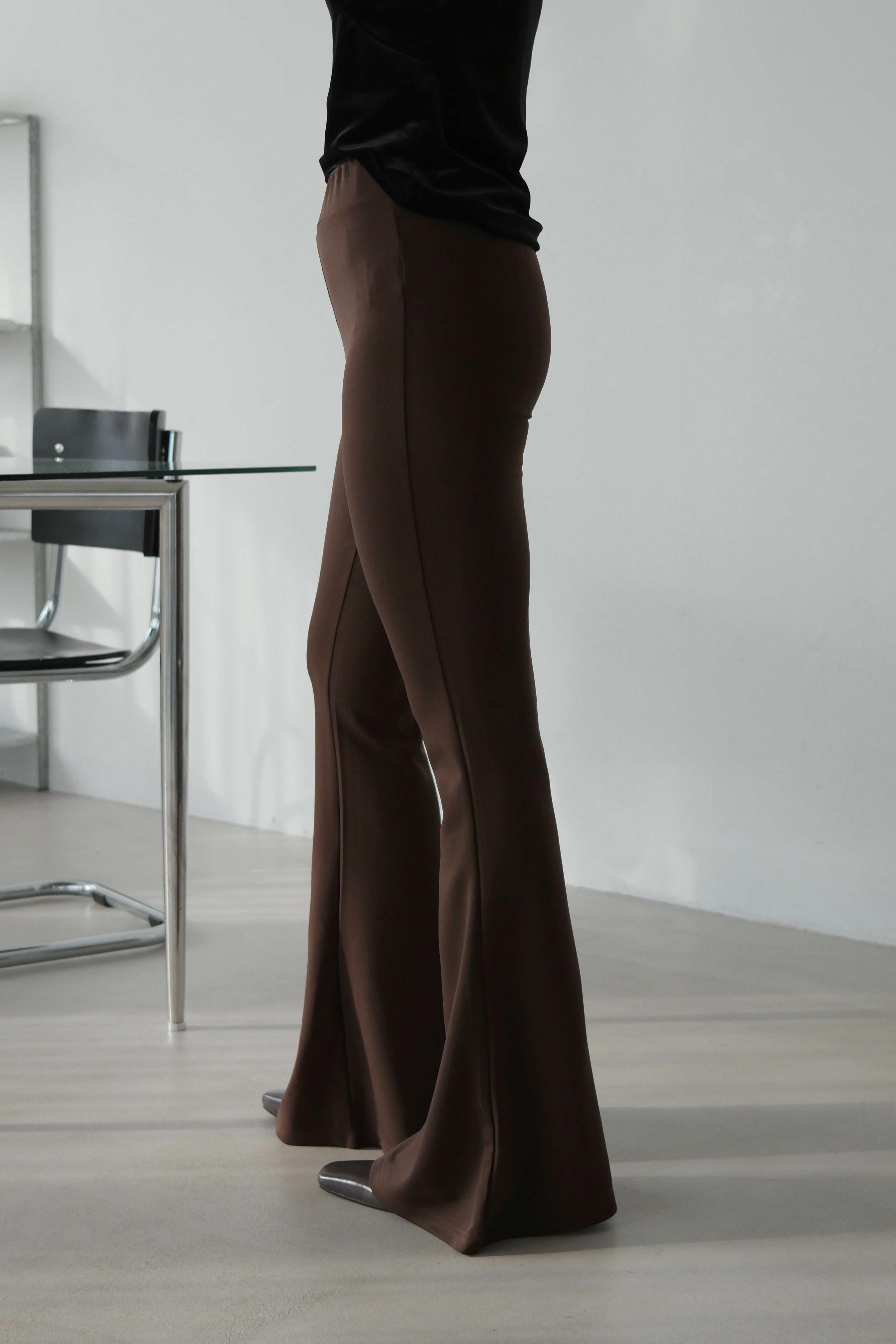 Kimber high-rise flared pants