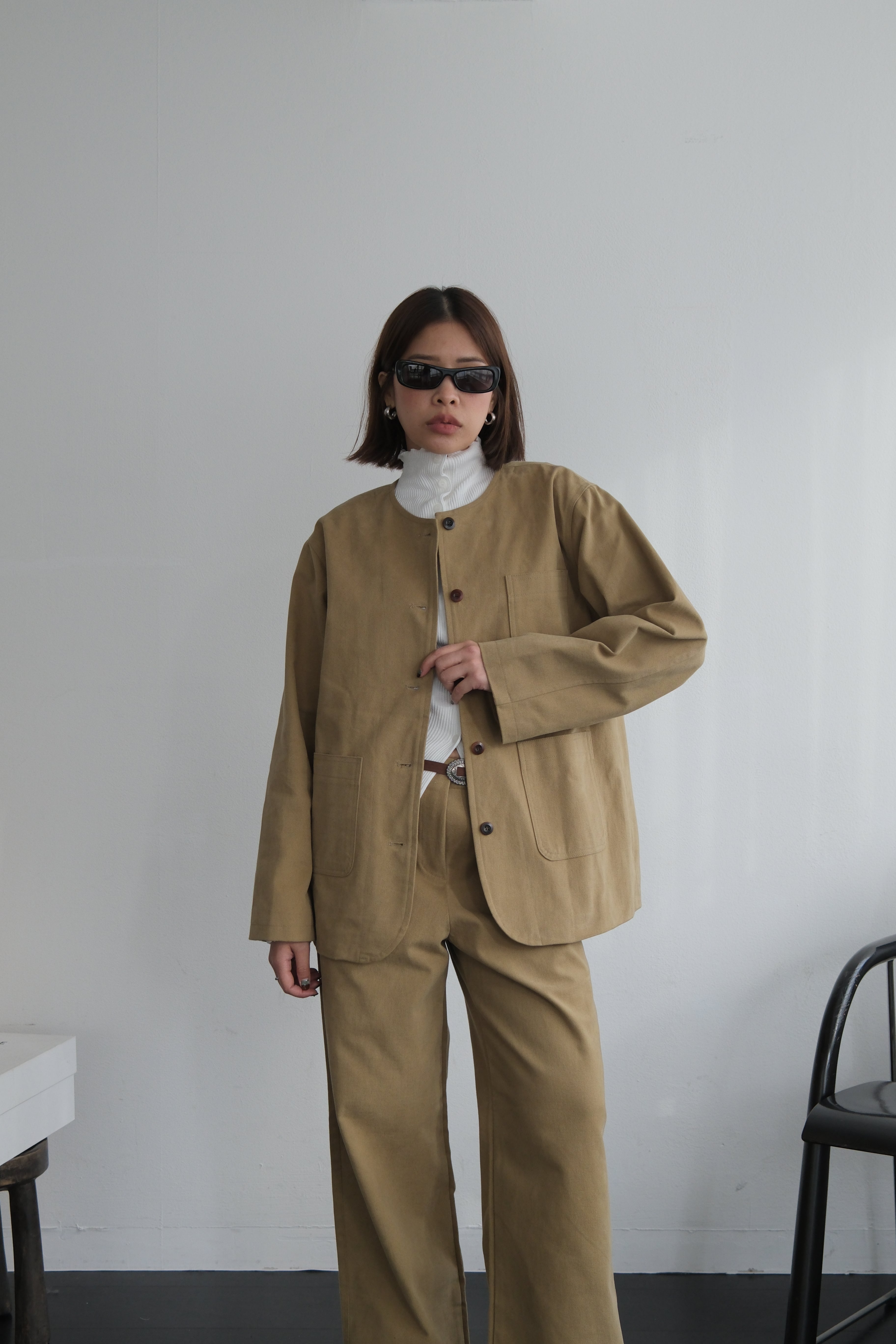 Kony round neck Jacket