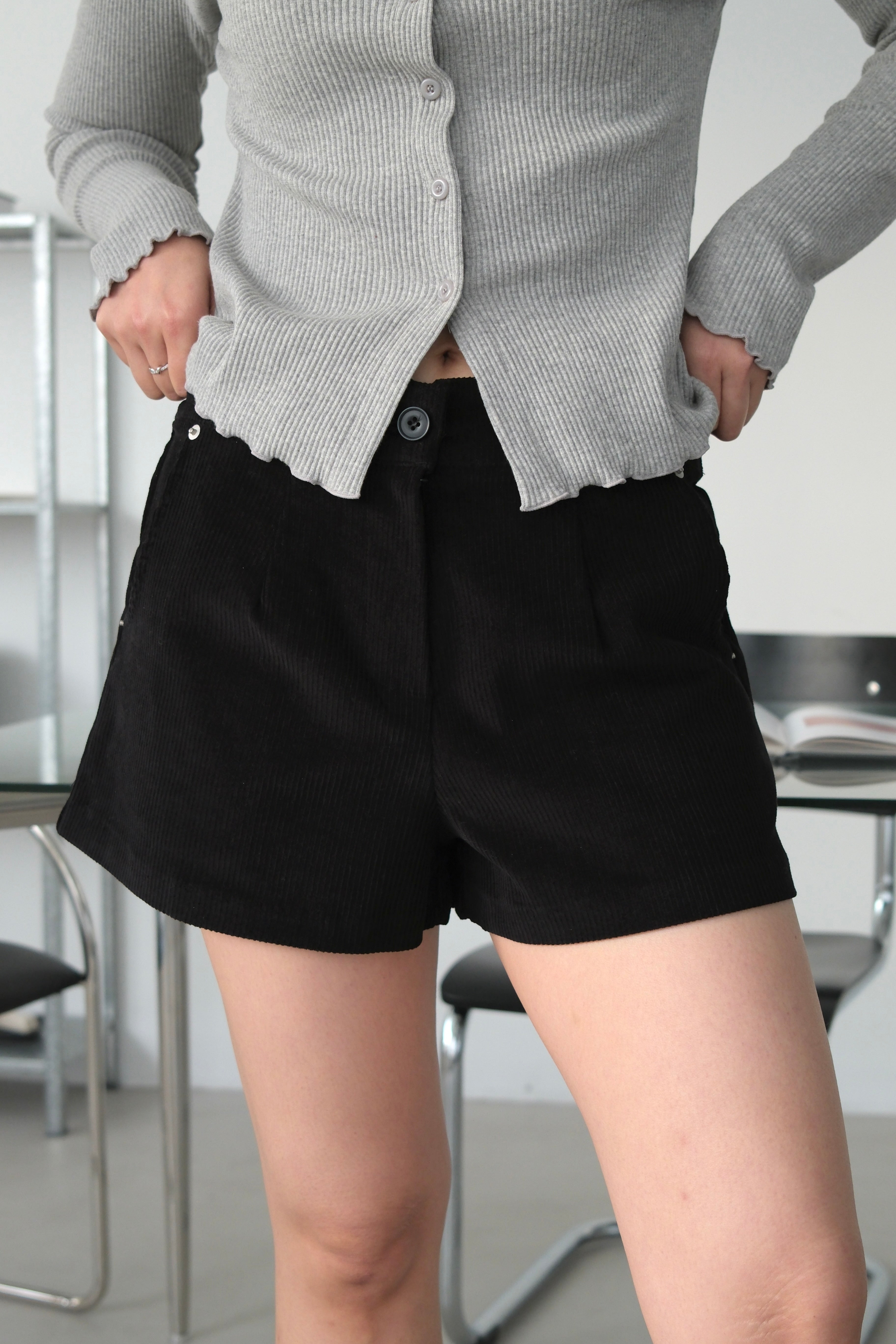 Gurr corduroy mini shorts