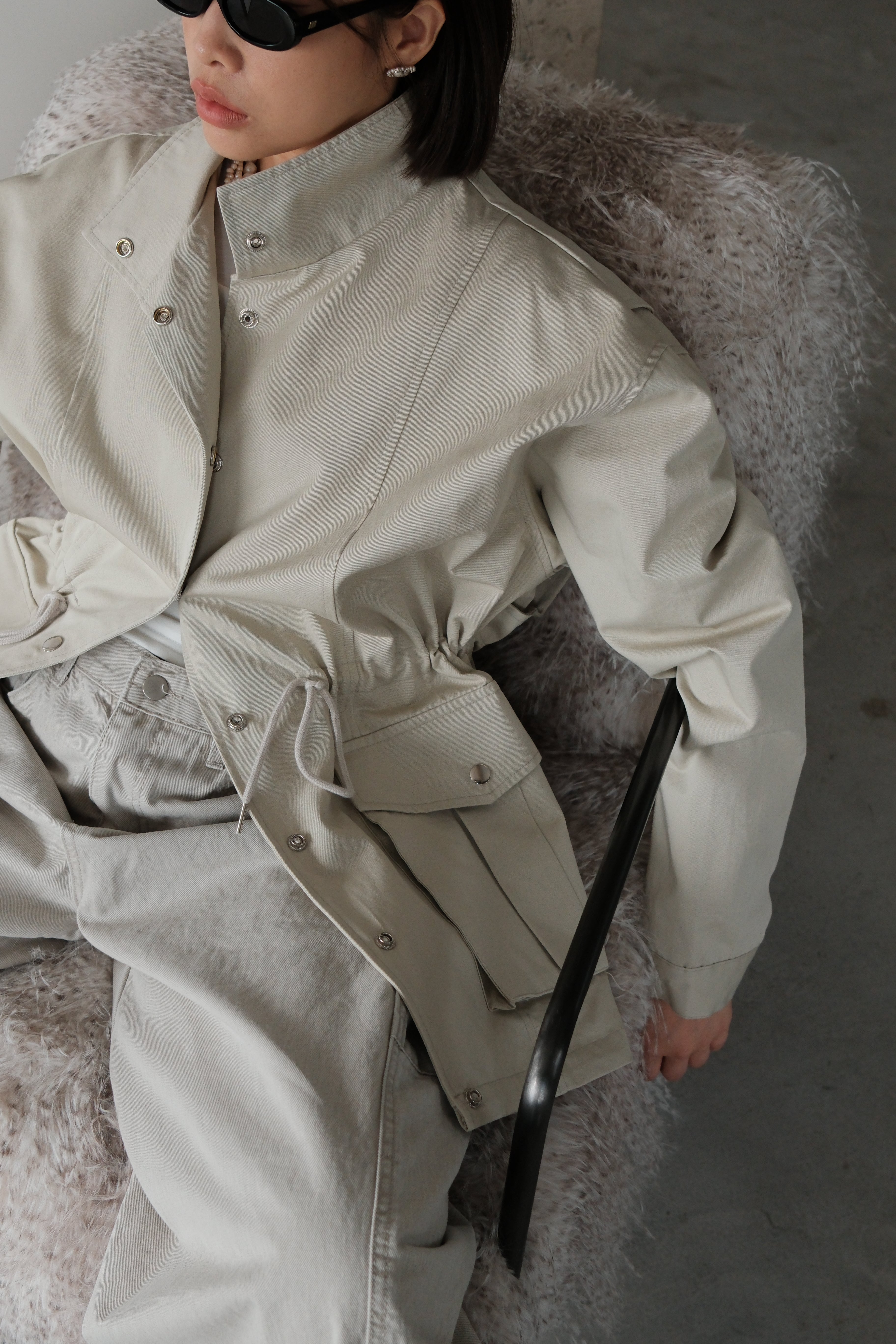 Kaws Safari drawstring Jacket