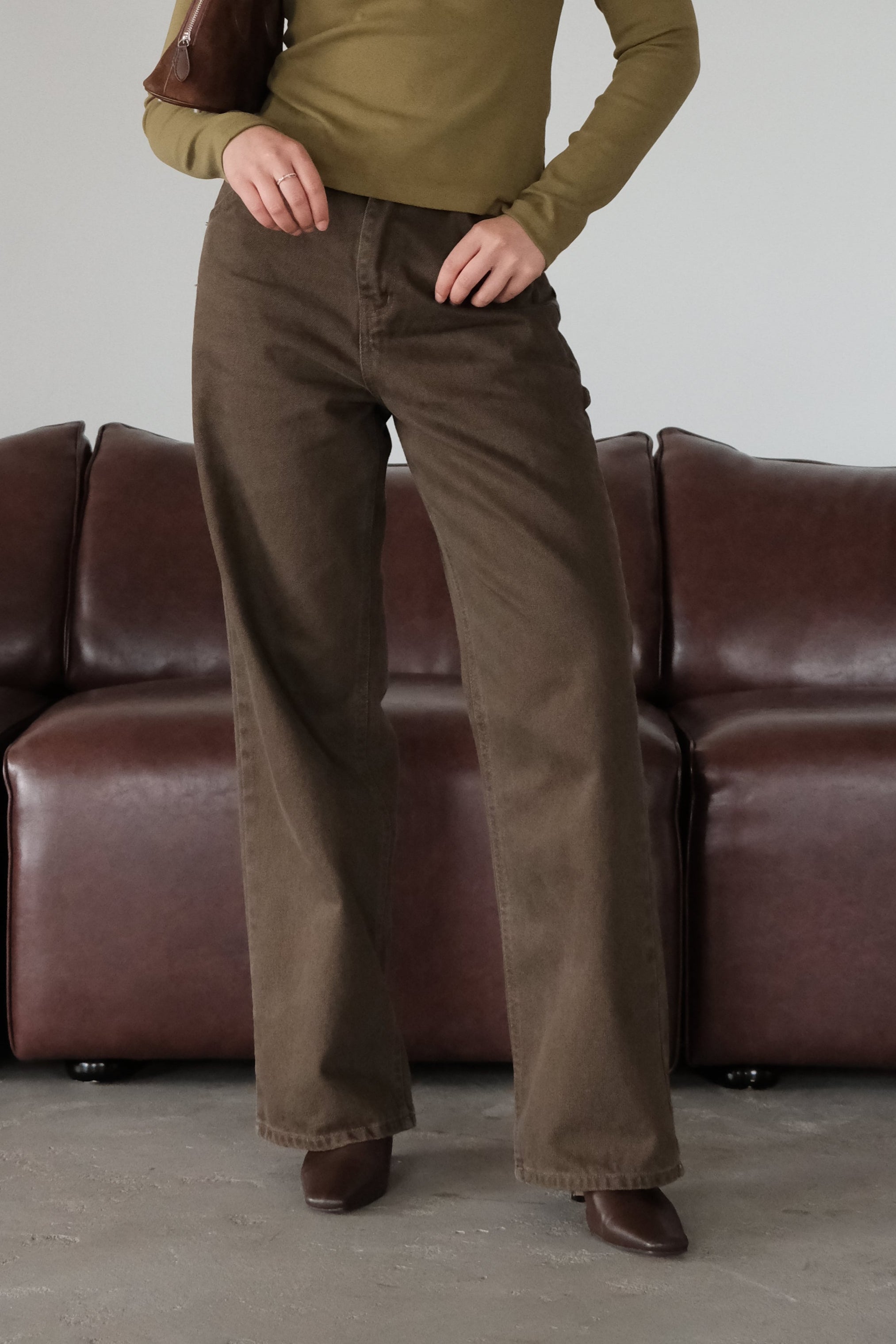 Moss utility cargo pocket jeans