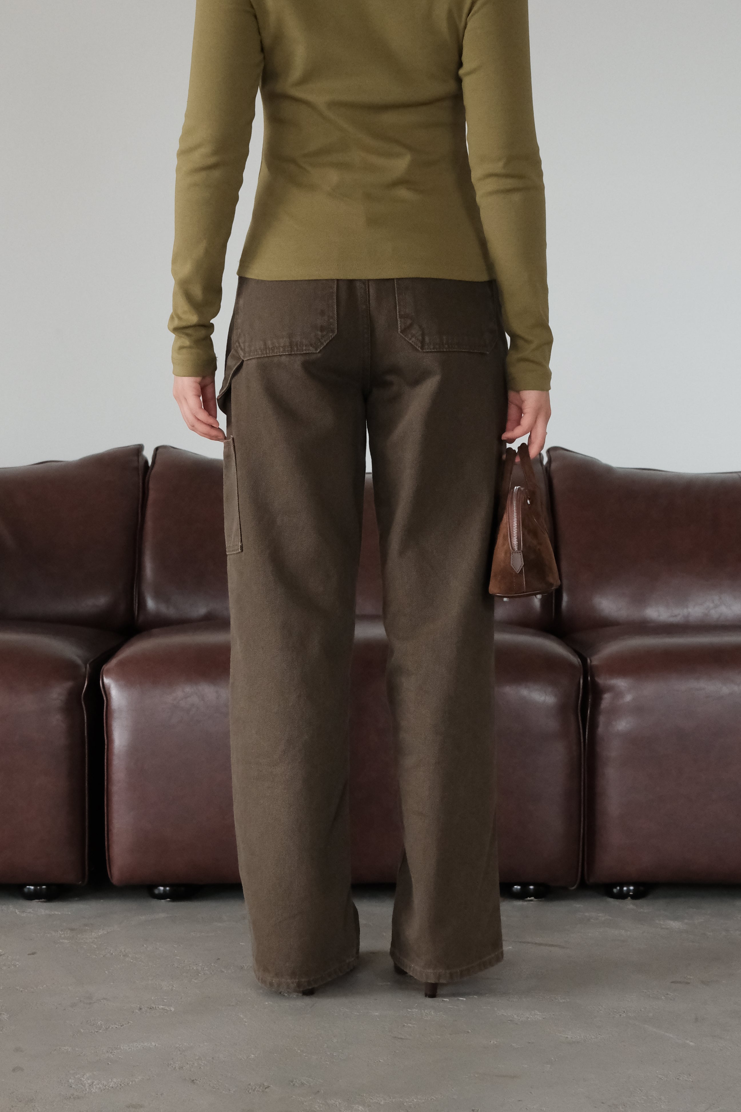 Moss utility cargo pocket jeans