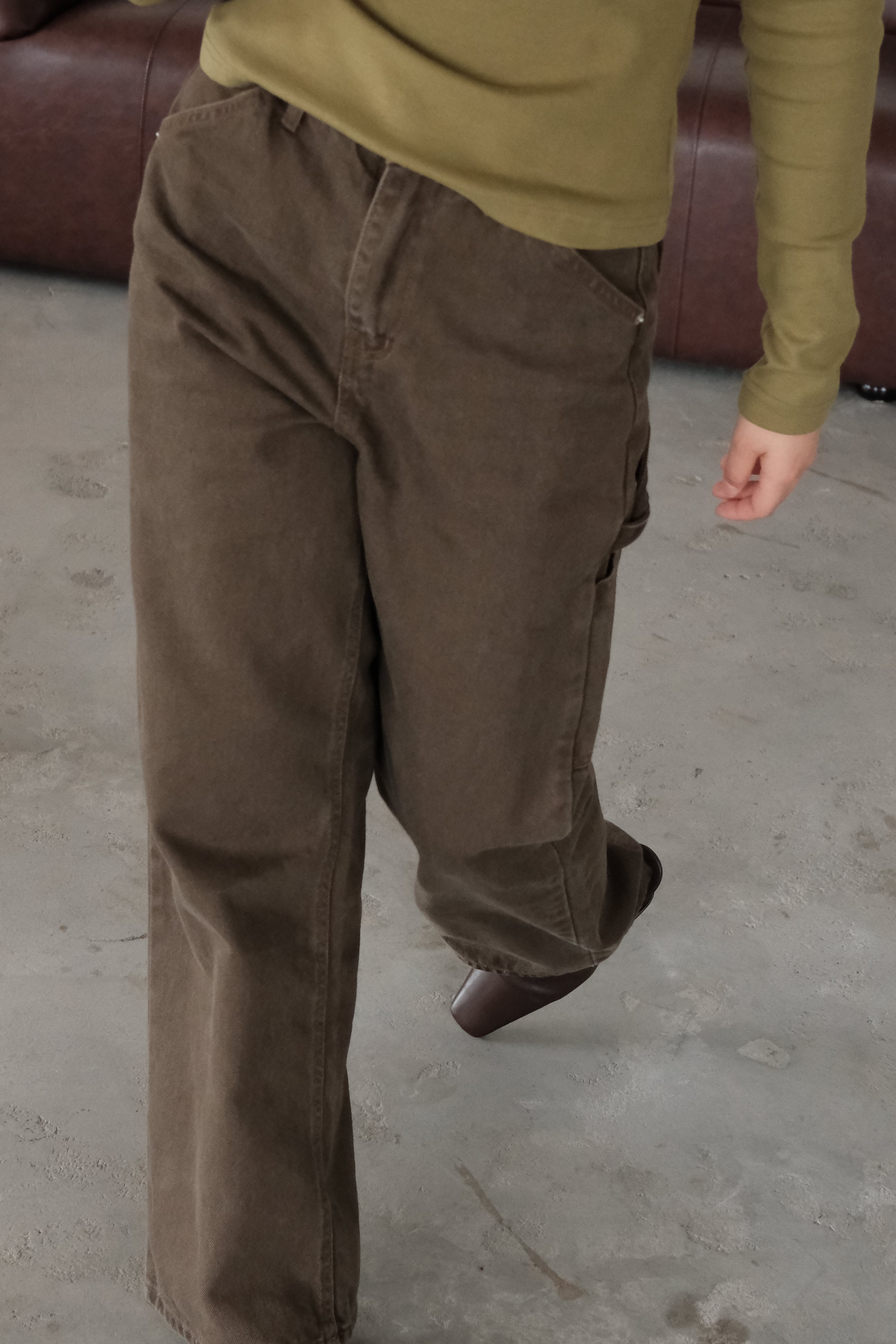 Moss utility cargo pocket jeans