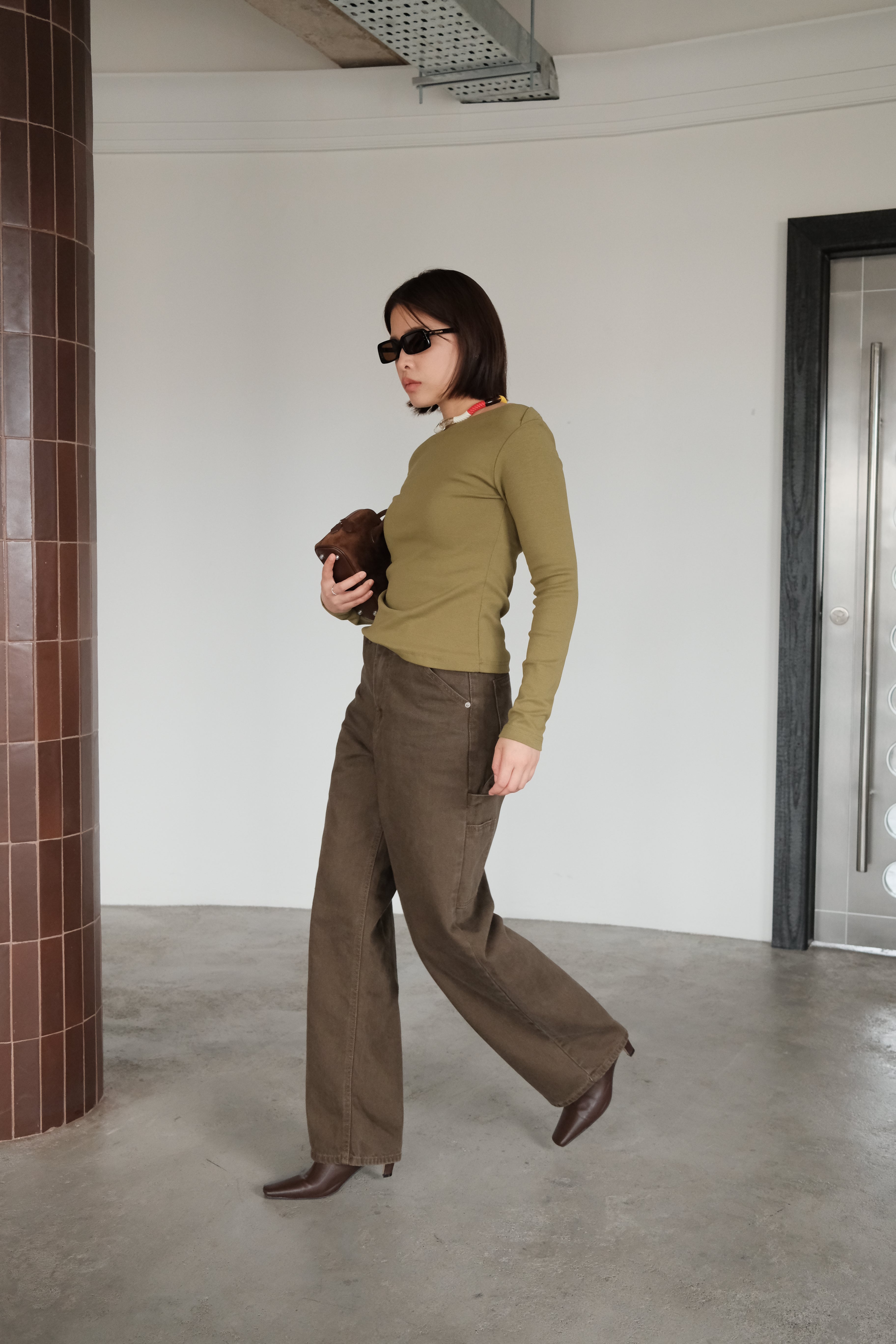 Cosette boat neck slim tee