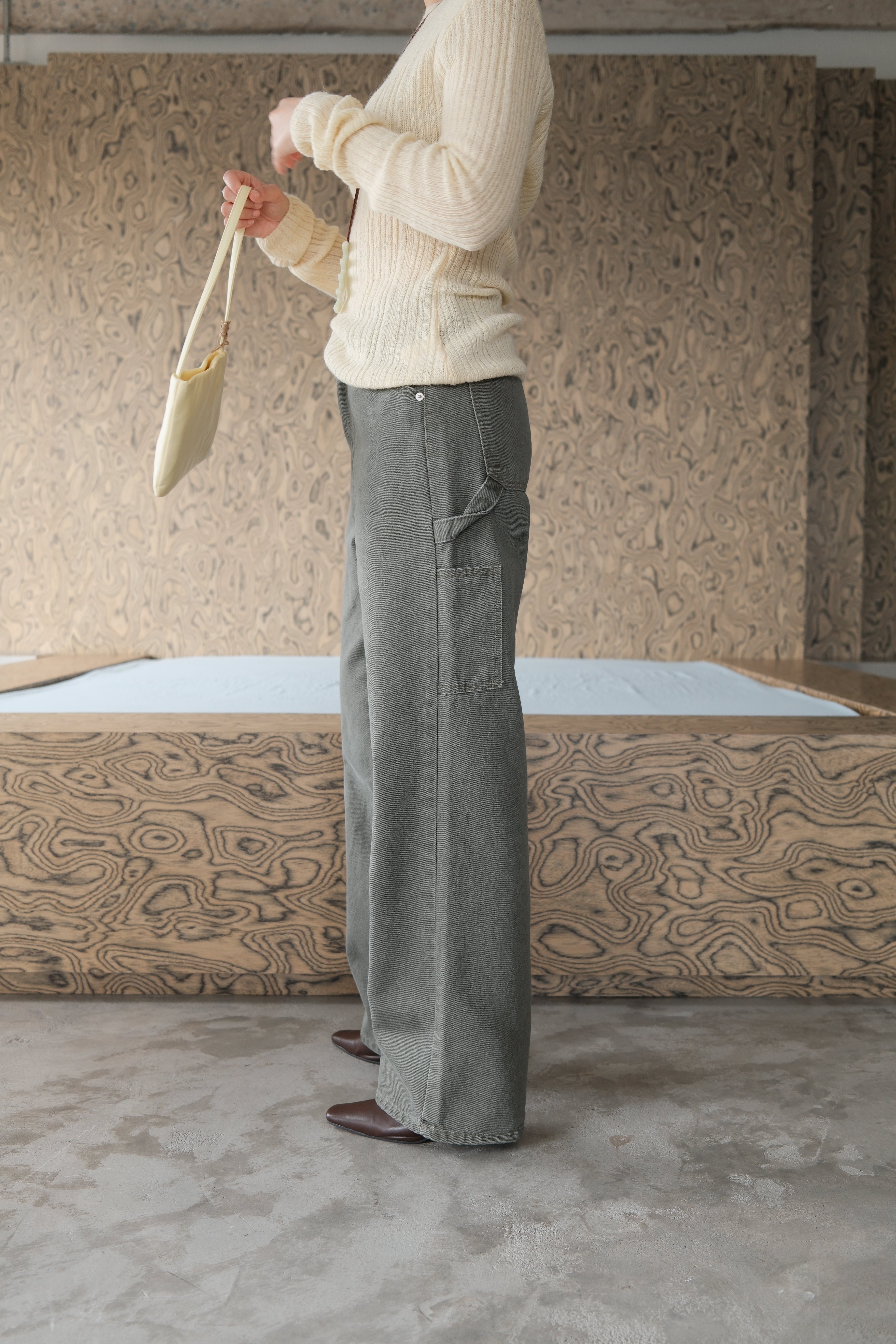 Moss utility cargo pocket jeans