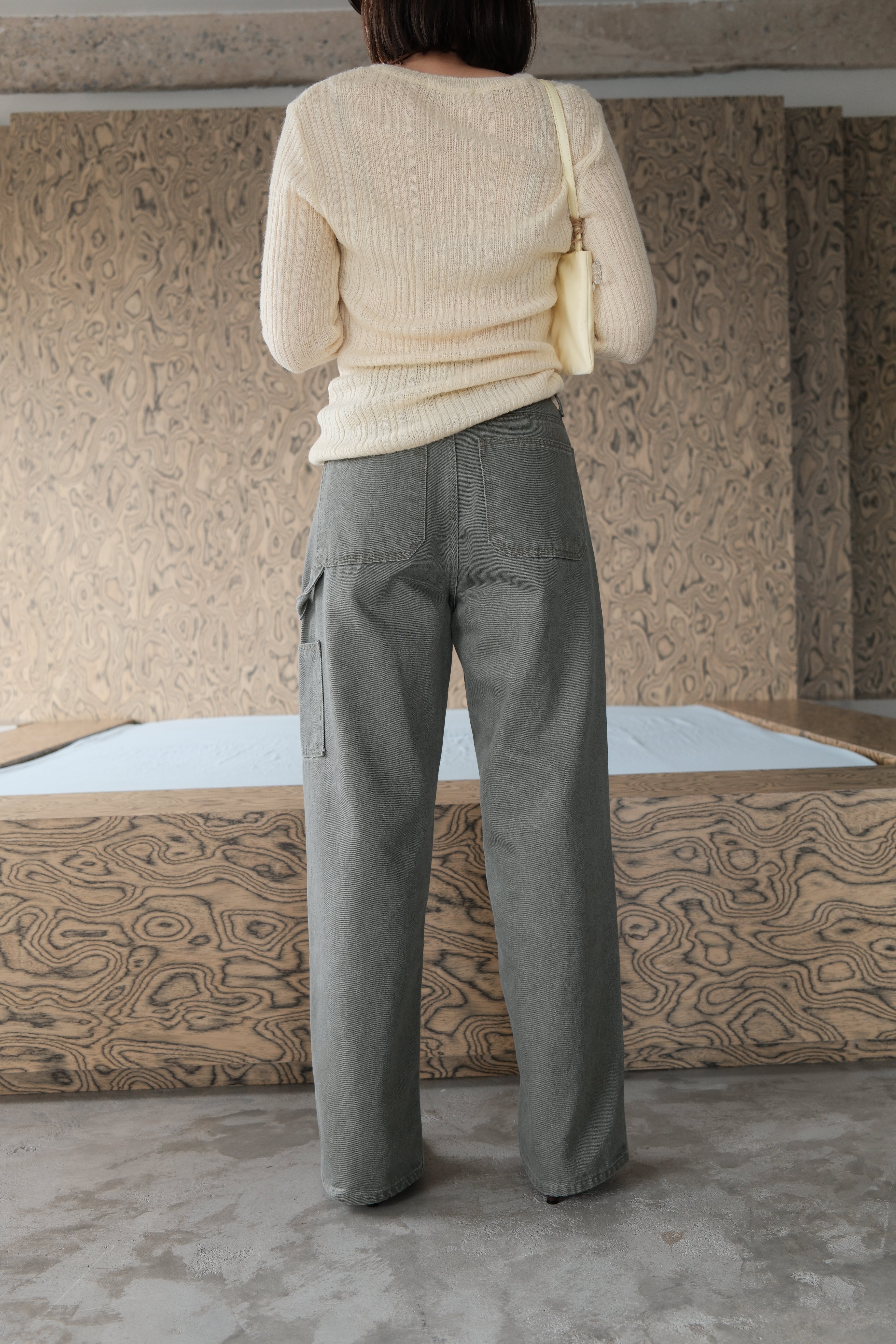 Moss utility cargo pocket jeans