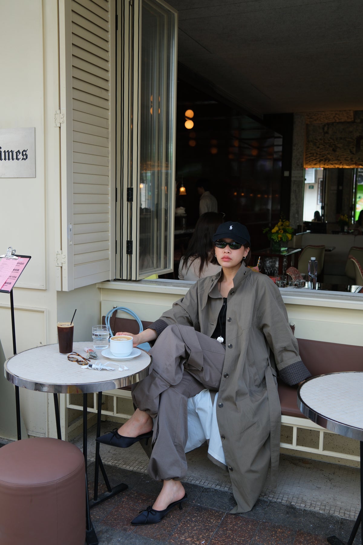 Briar Plaid Lined Trench Coat