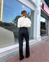 lightweight soft organza oversized shirt