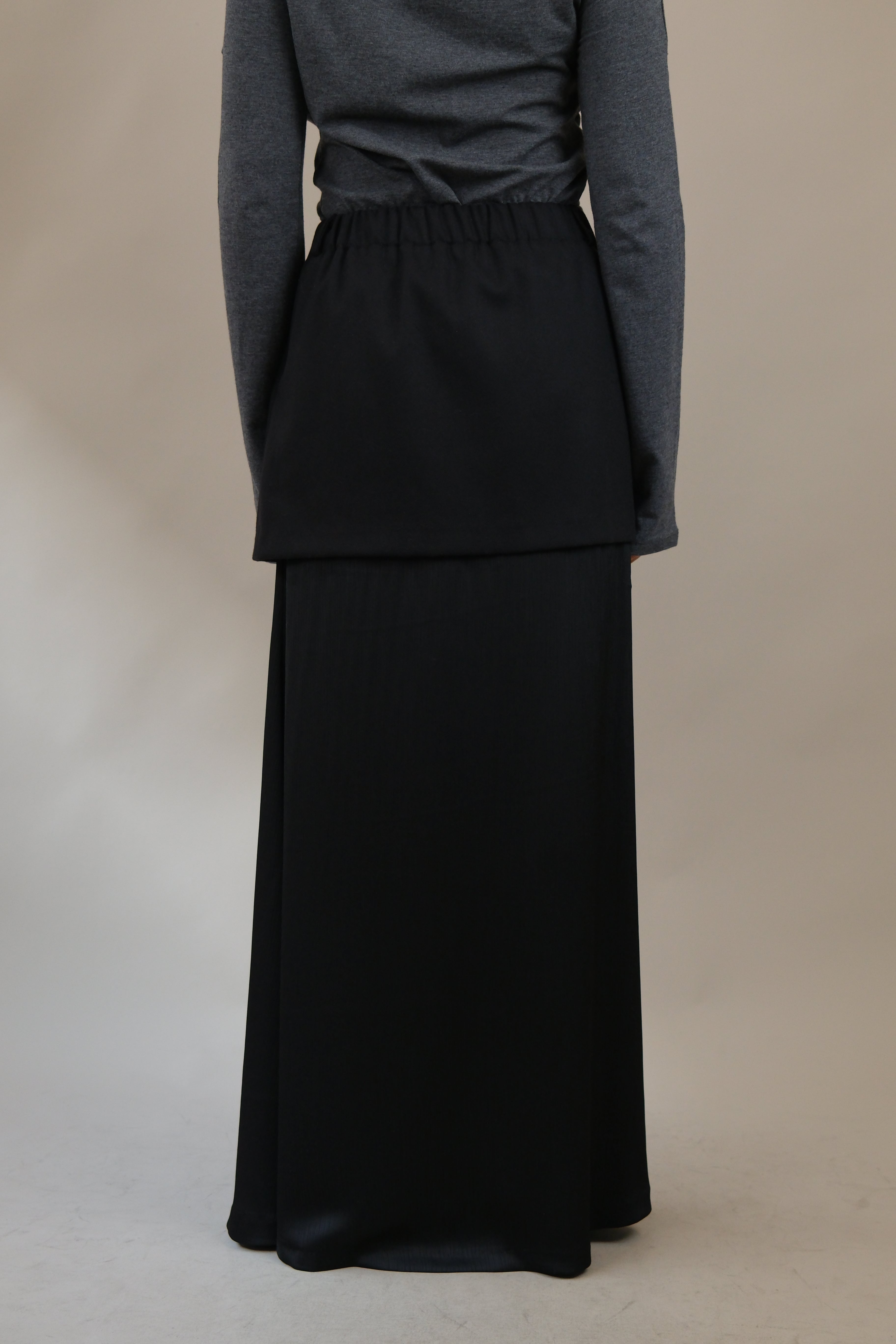 Siere double layer maxi skirt