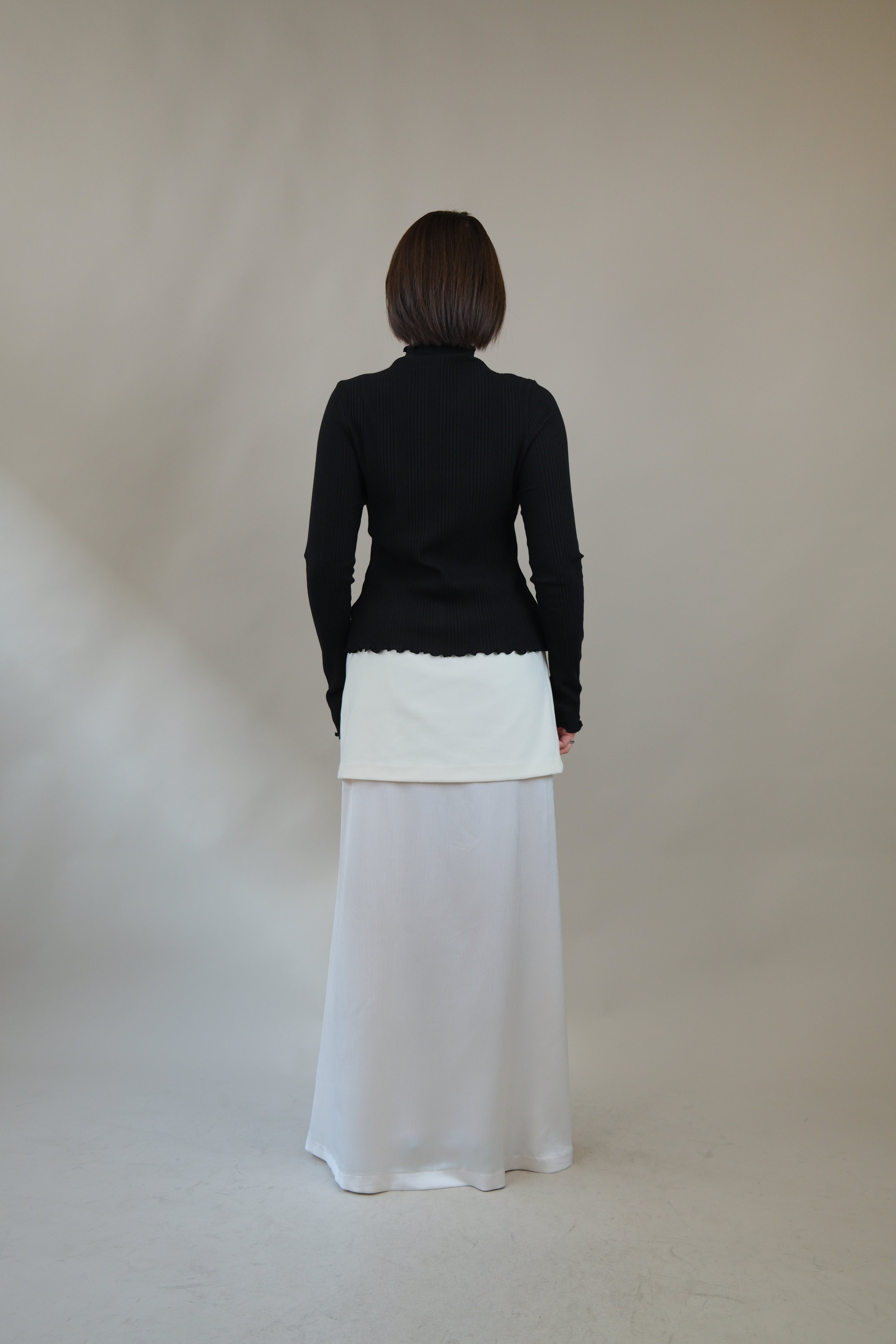 Roony ruffle edge 2-way cardigan