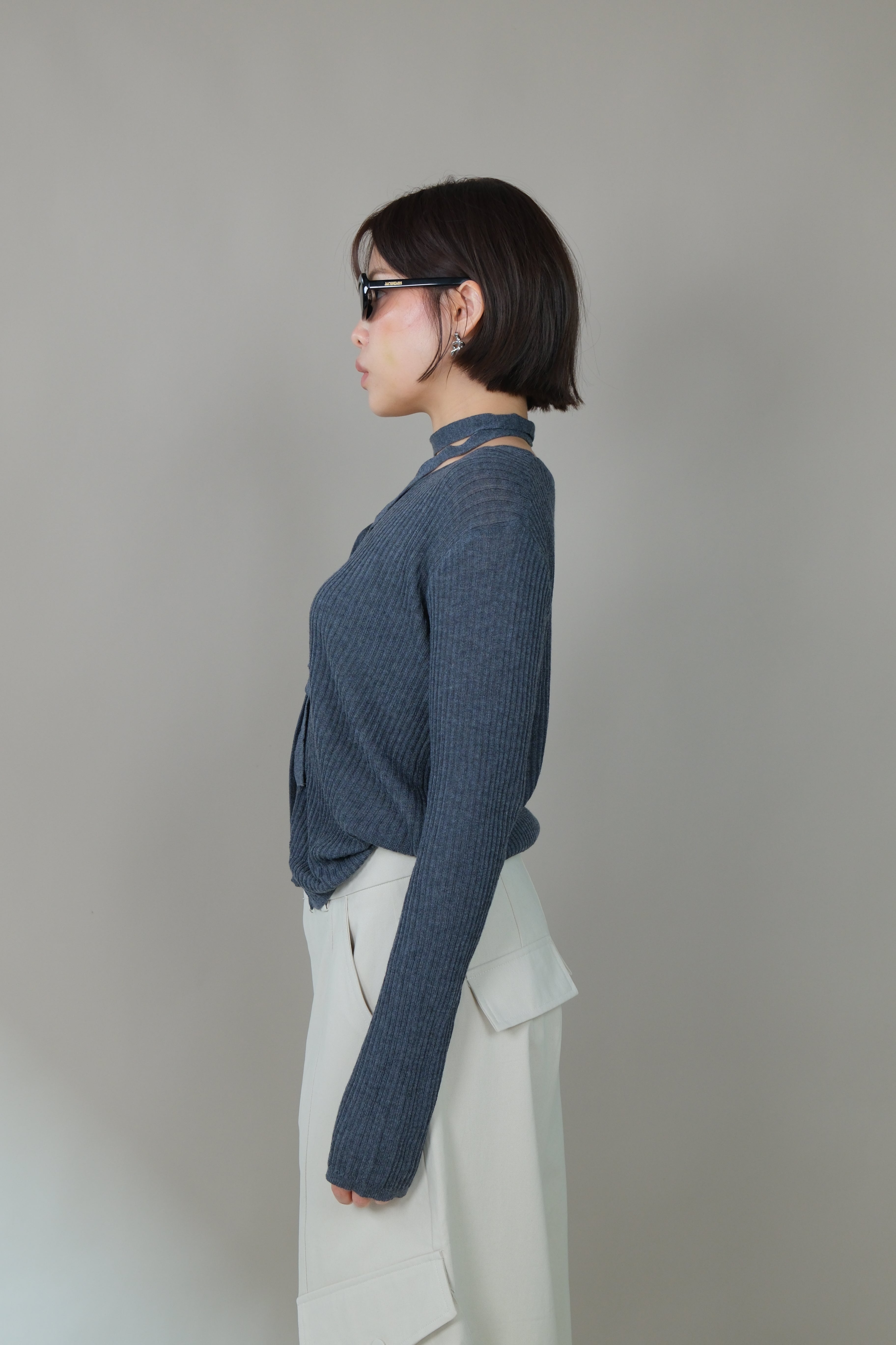 v neck summer knit cardigan