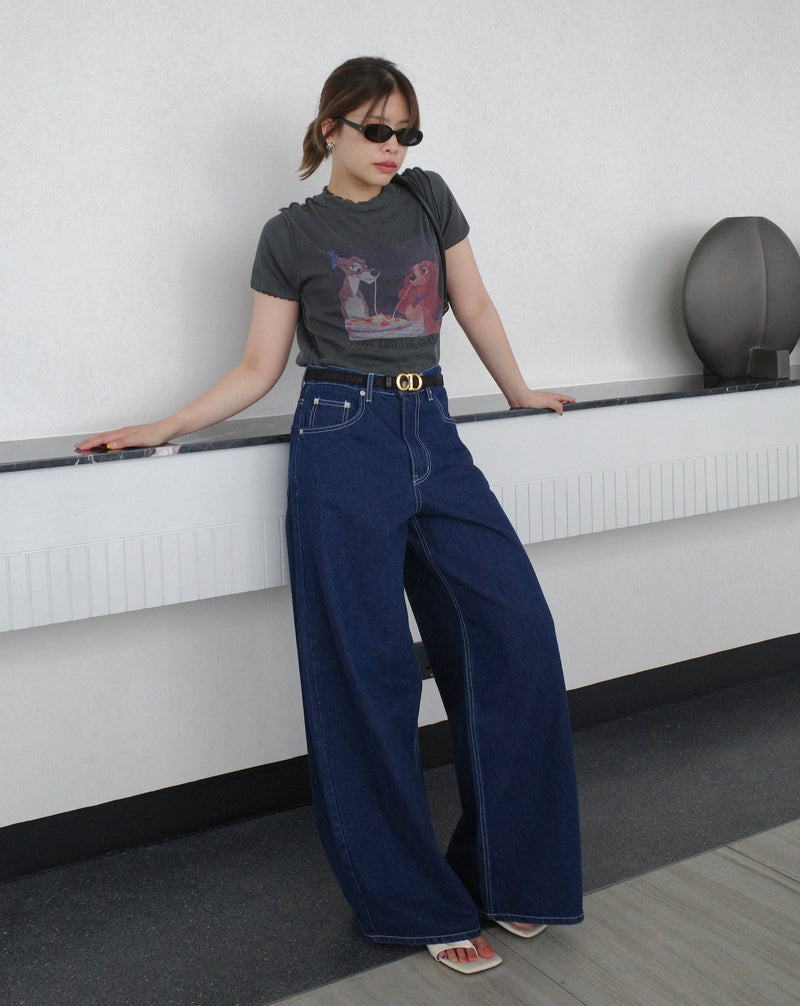 wide leg jeans