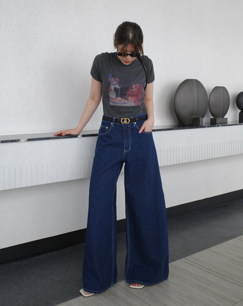 wide leg jeans