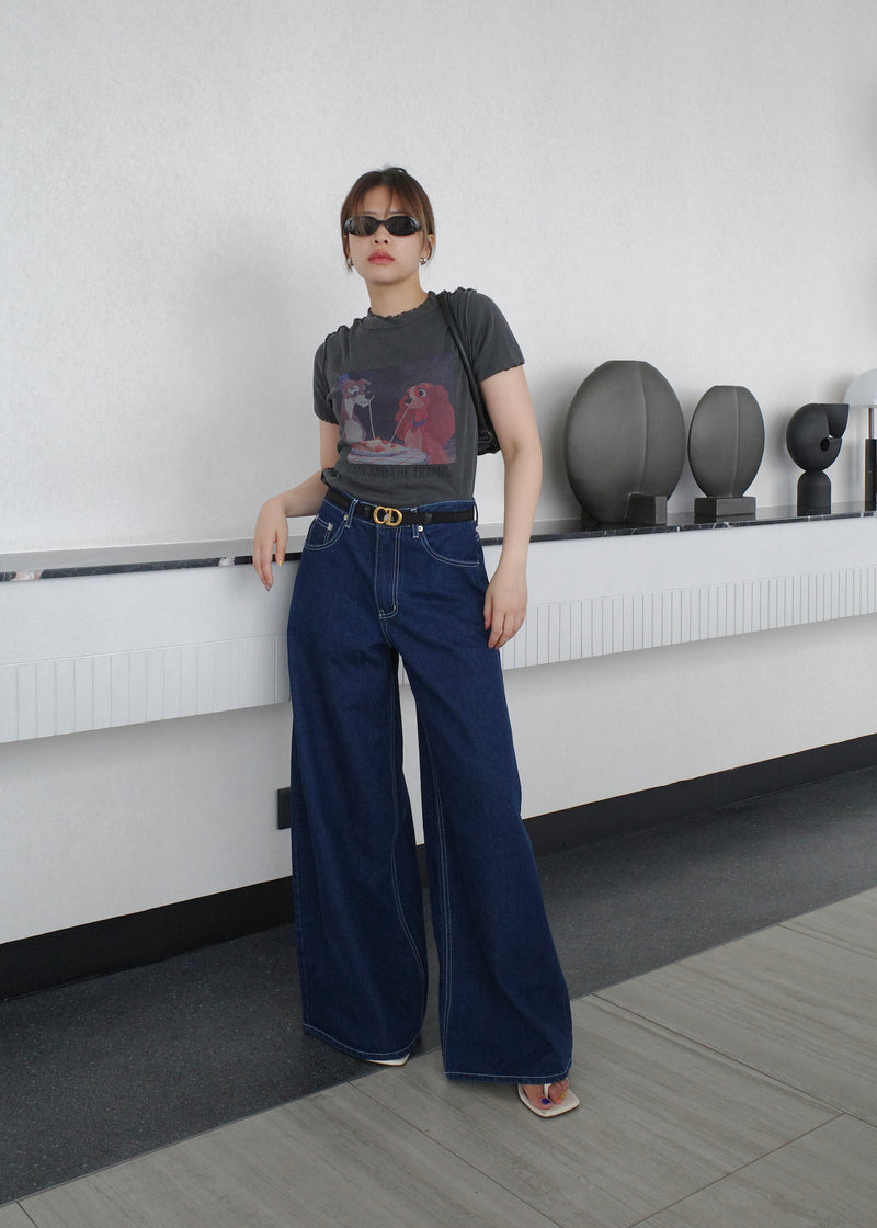 wide leg jeans