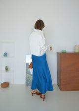 shasha satin maxi skirt