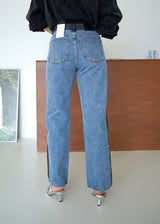 2 tone slim jeans