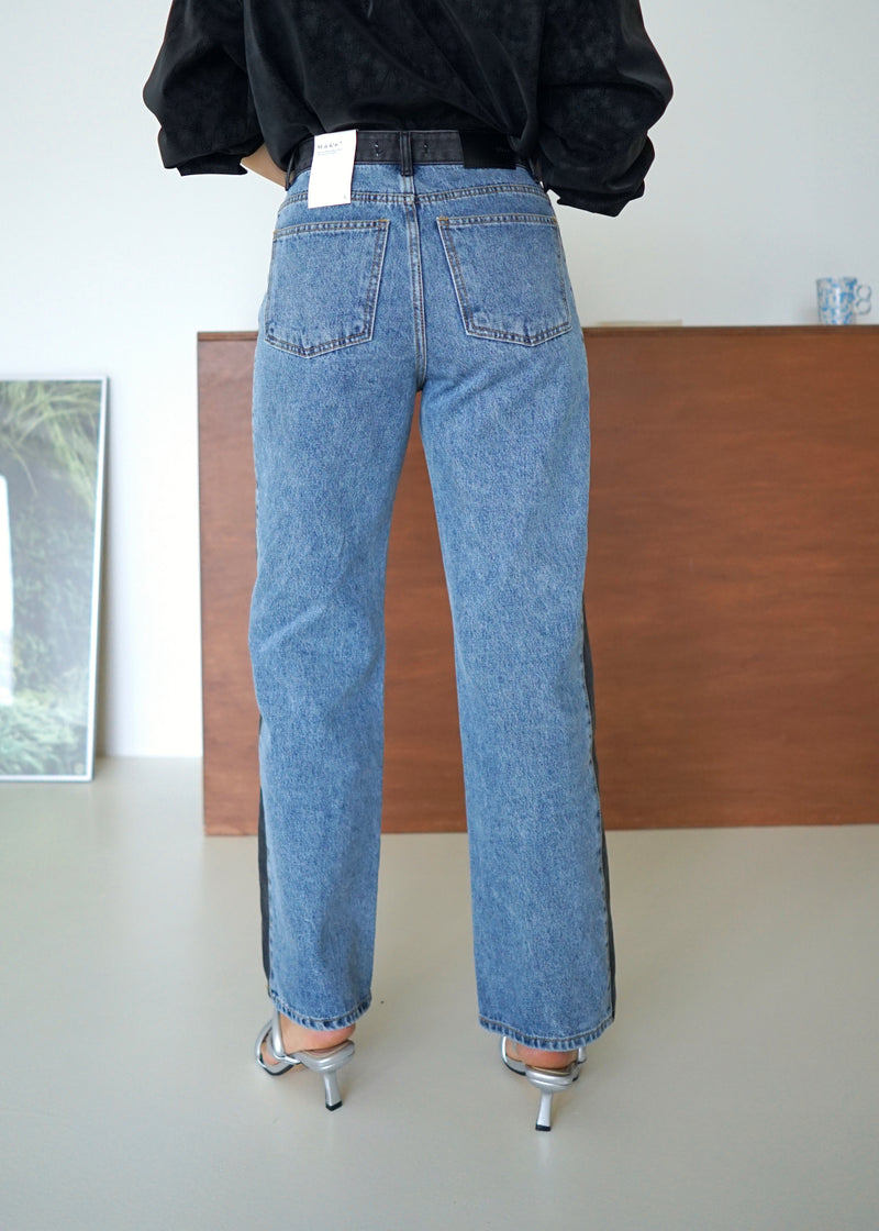 2 tone slim jeans