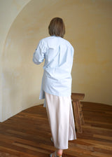 tie front oversized shirt