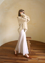 shasha satin maxi skirt