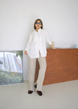 high neck half zip shirt