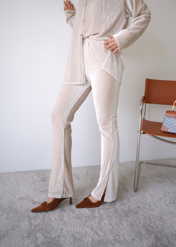 crinkled vv pants