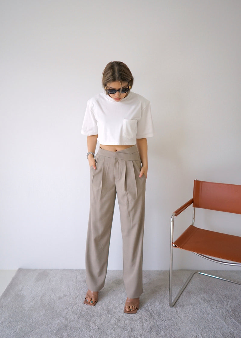pocket crop top