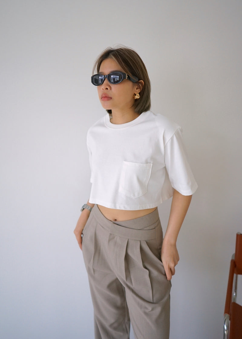 pocket crop top