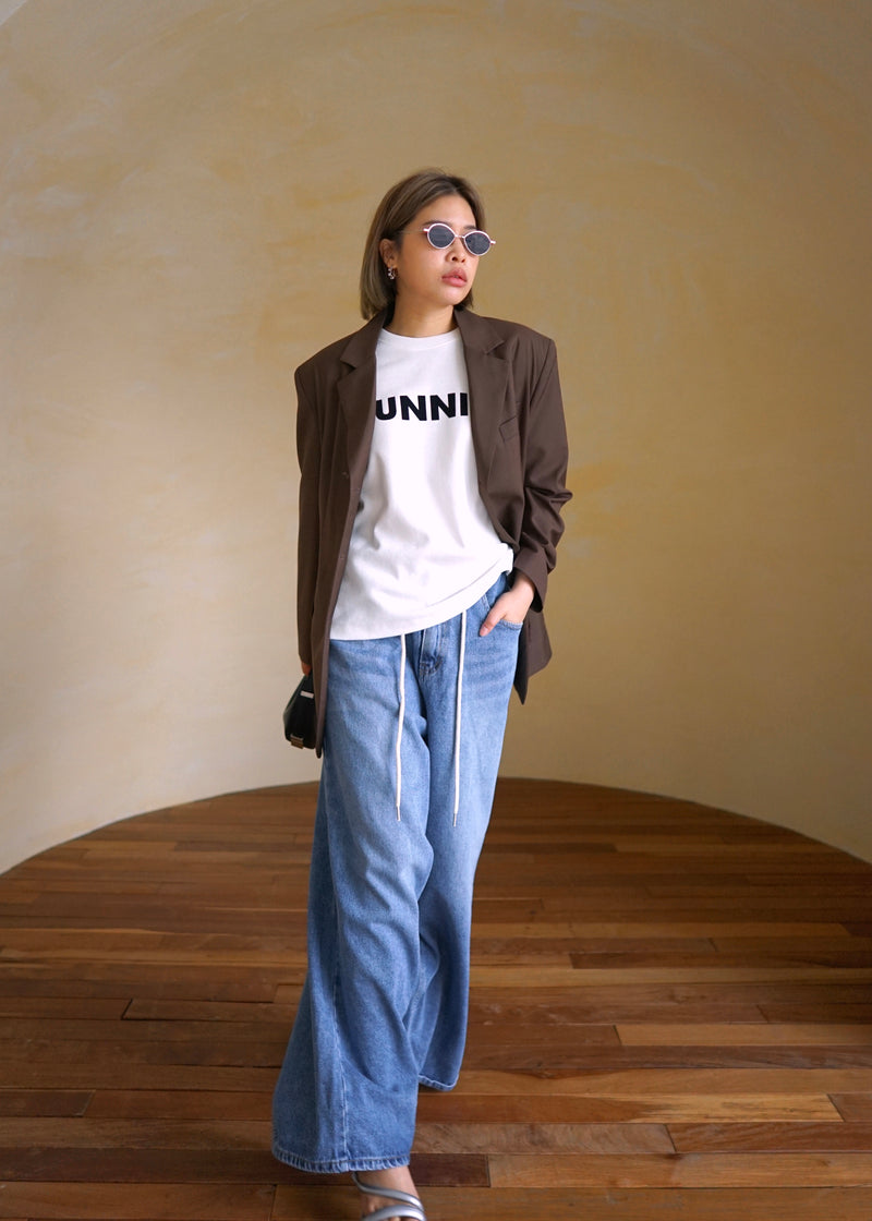oversized 3-button suit