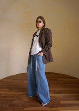 oversized 3-button suit