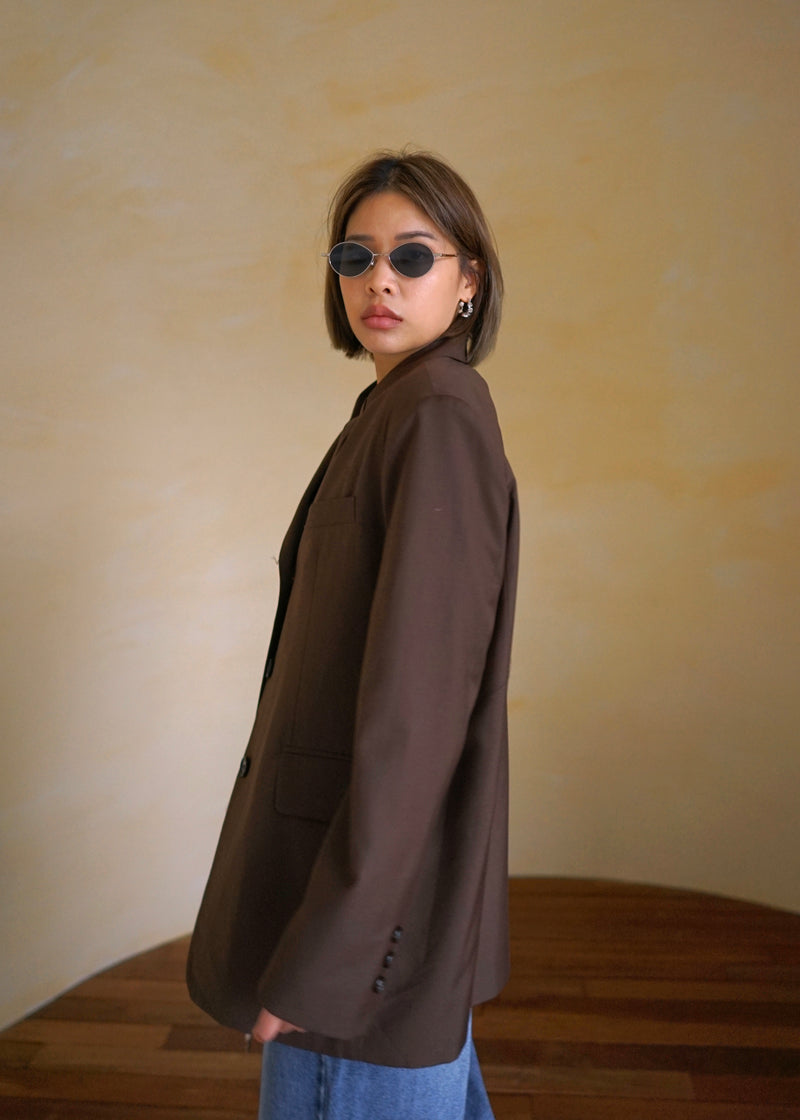 oversized 3-button suit