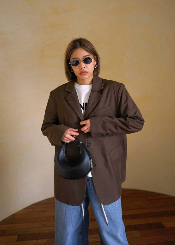 oversized 3-button suit