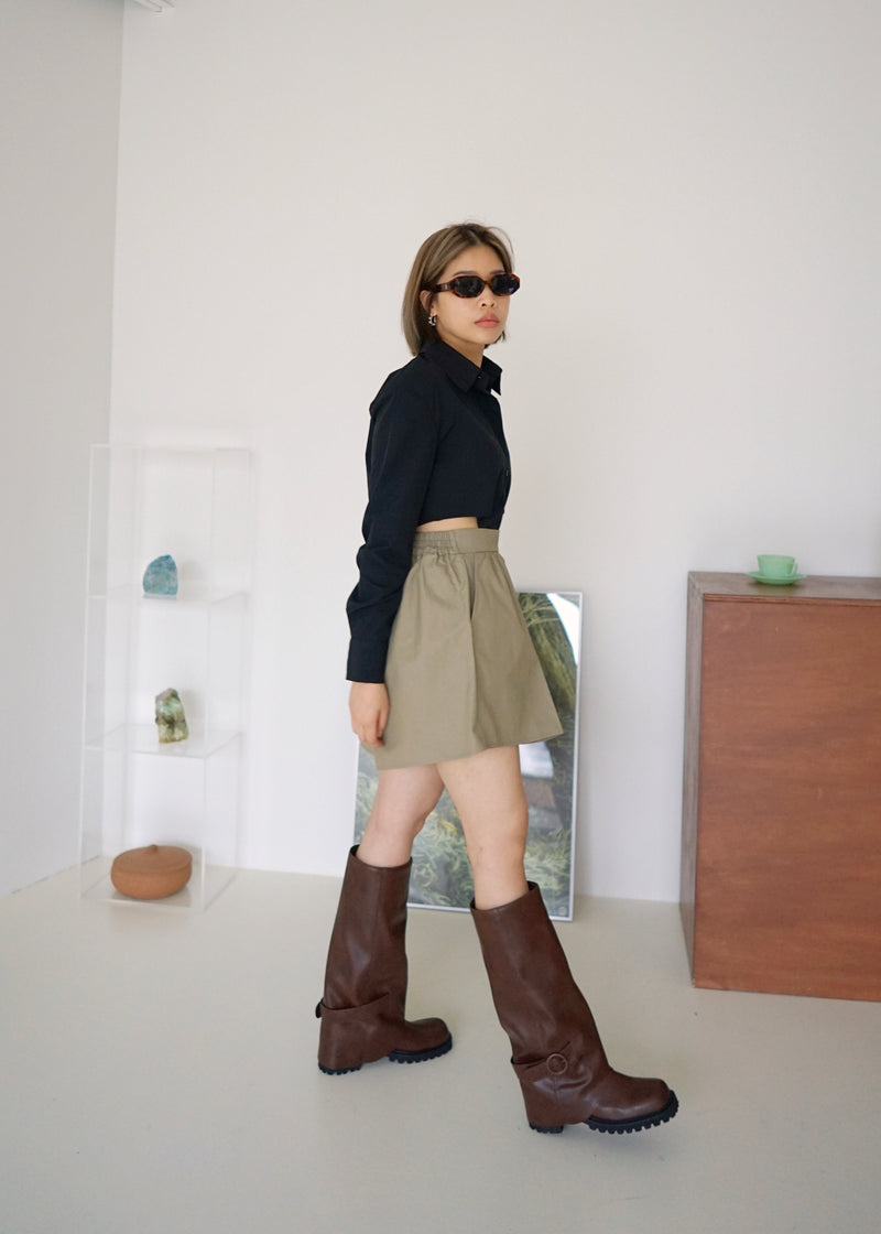 wide leg shorts